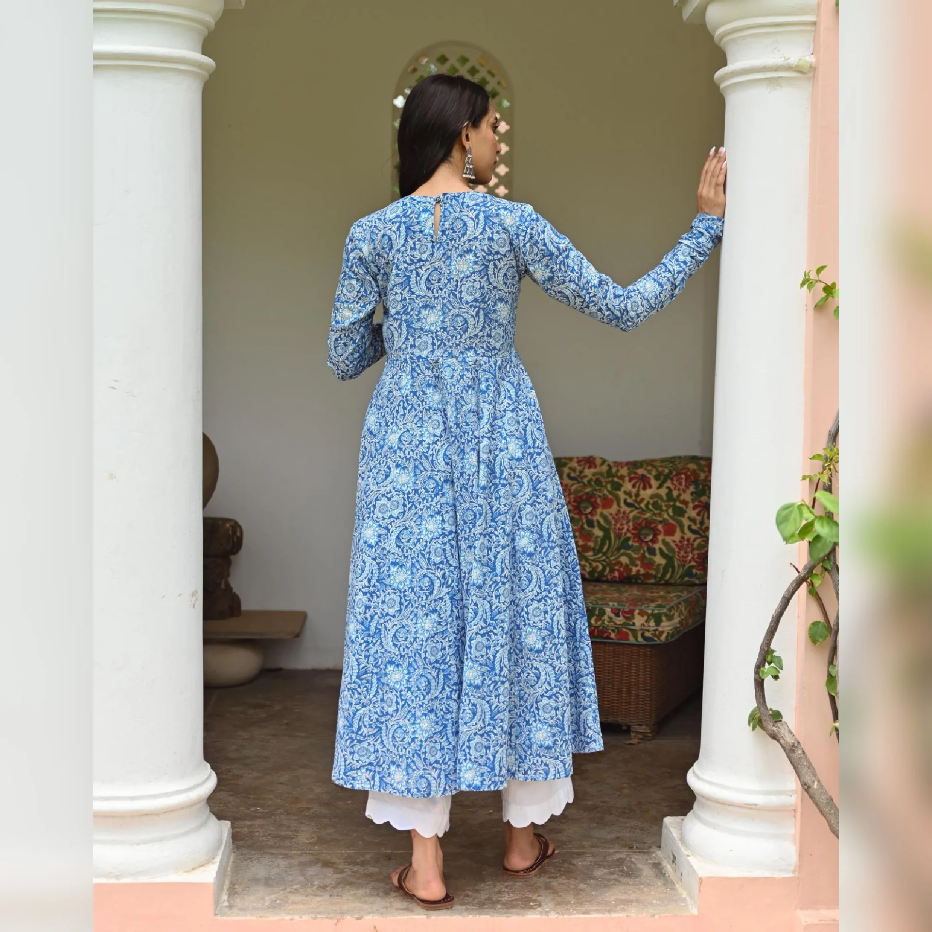 Swarna Gher Cotton Kurta - Image 5