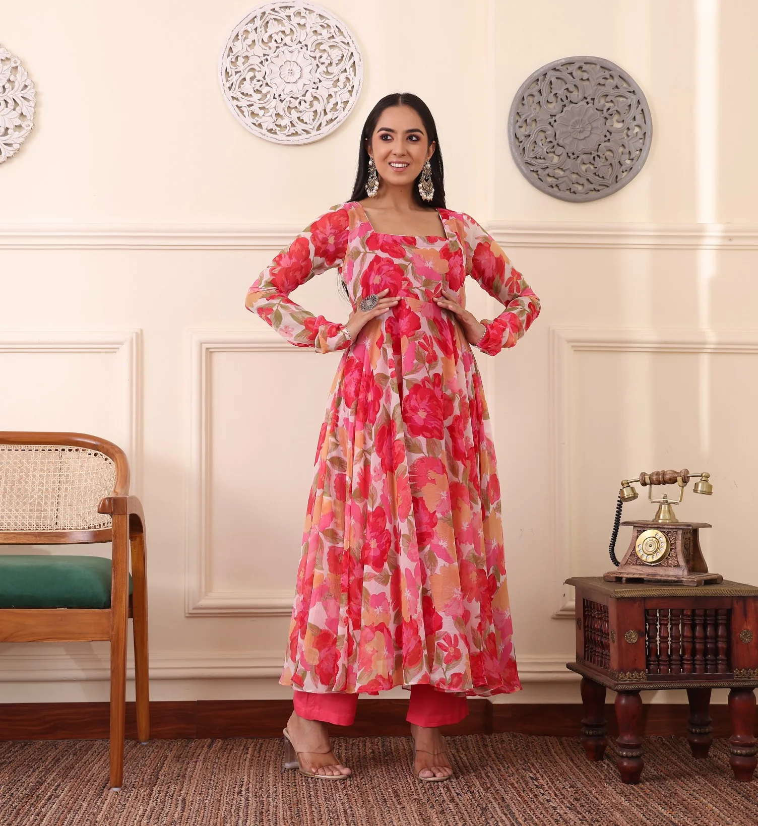Tanisha Chiffon Kurta - Image 3