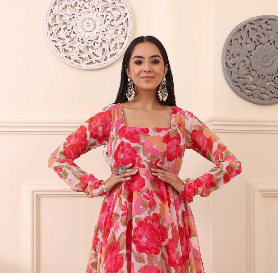 Tanisha Chiffon Kurta - Image 5