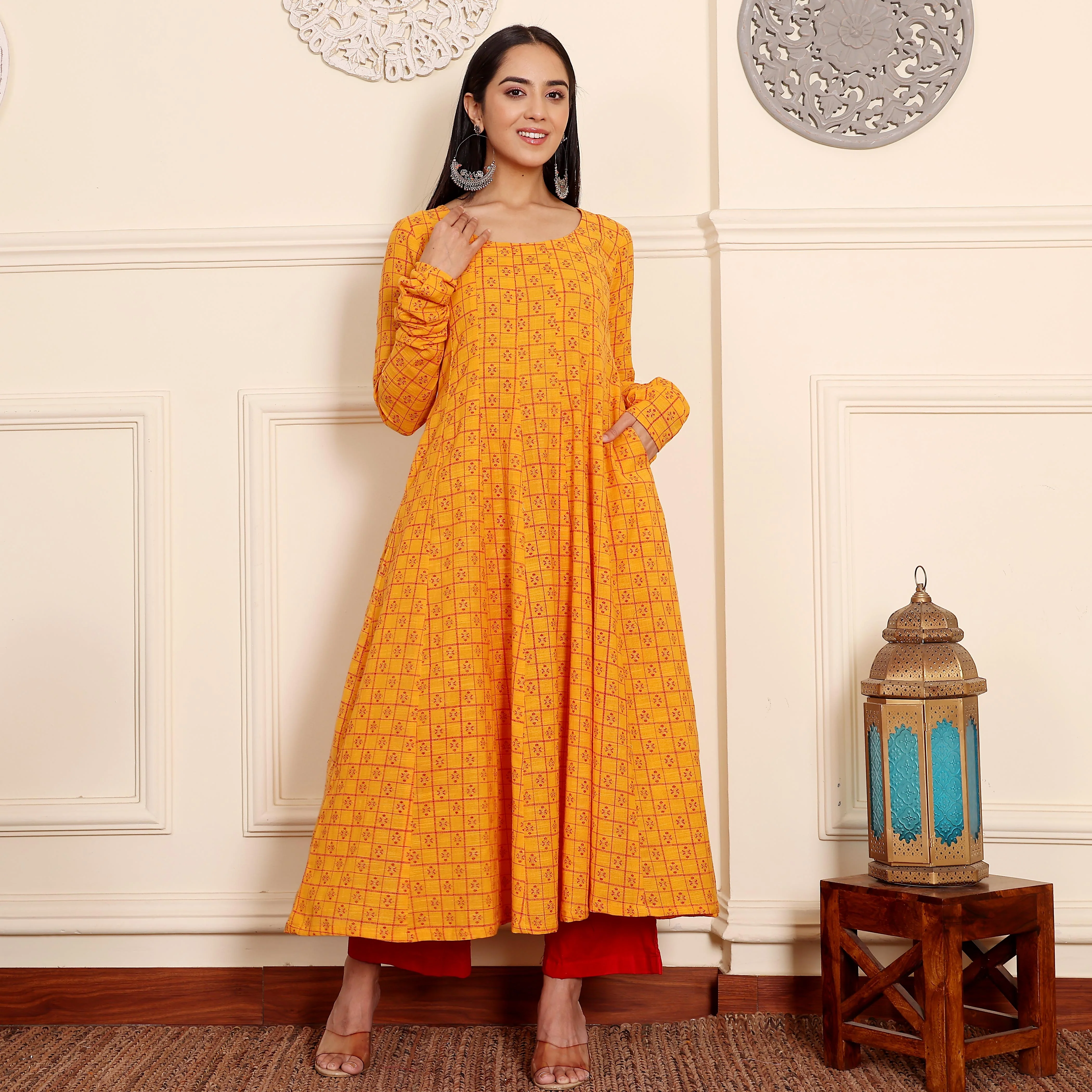 Tanuja Slub Cotton Kurta - Image 6