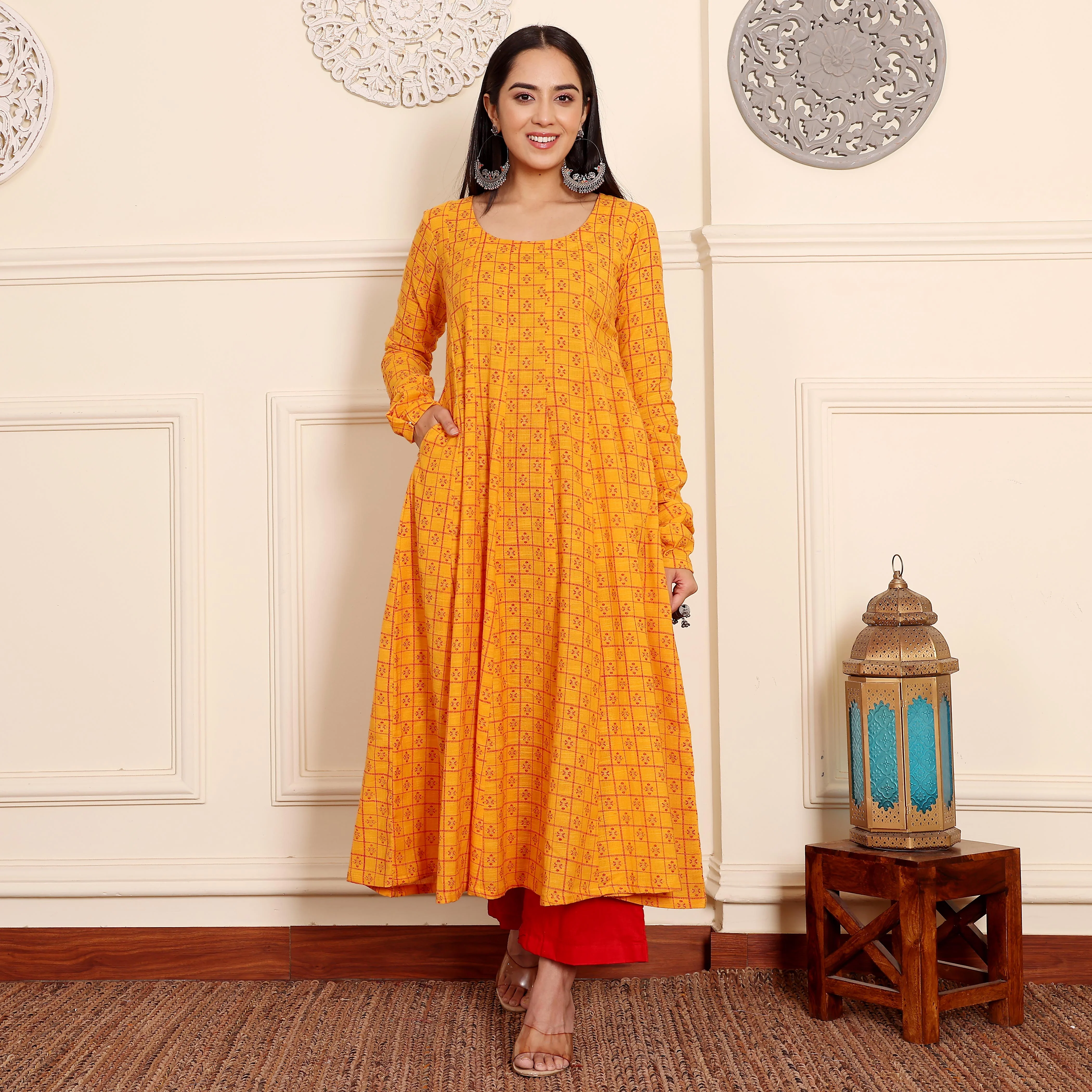 Tanuja Slub Cotton Kurta - Image 7