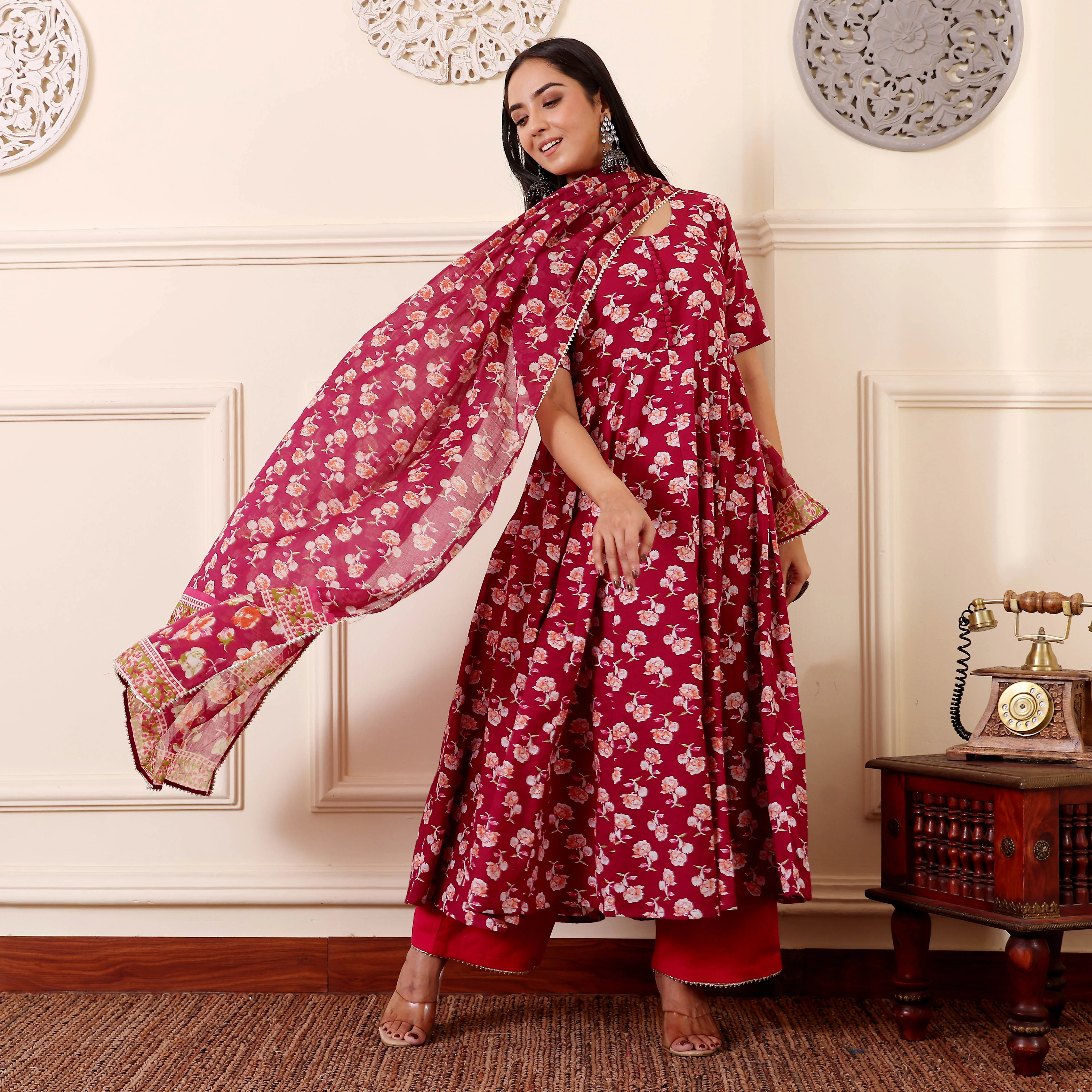 Ivana Cotton Kalidaar Set - Image 10