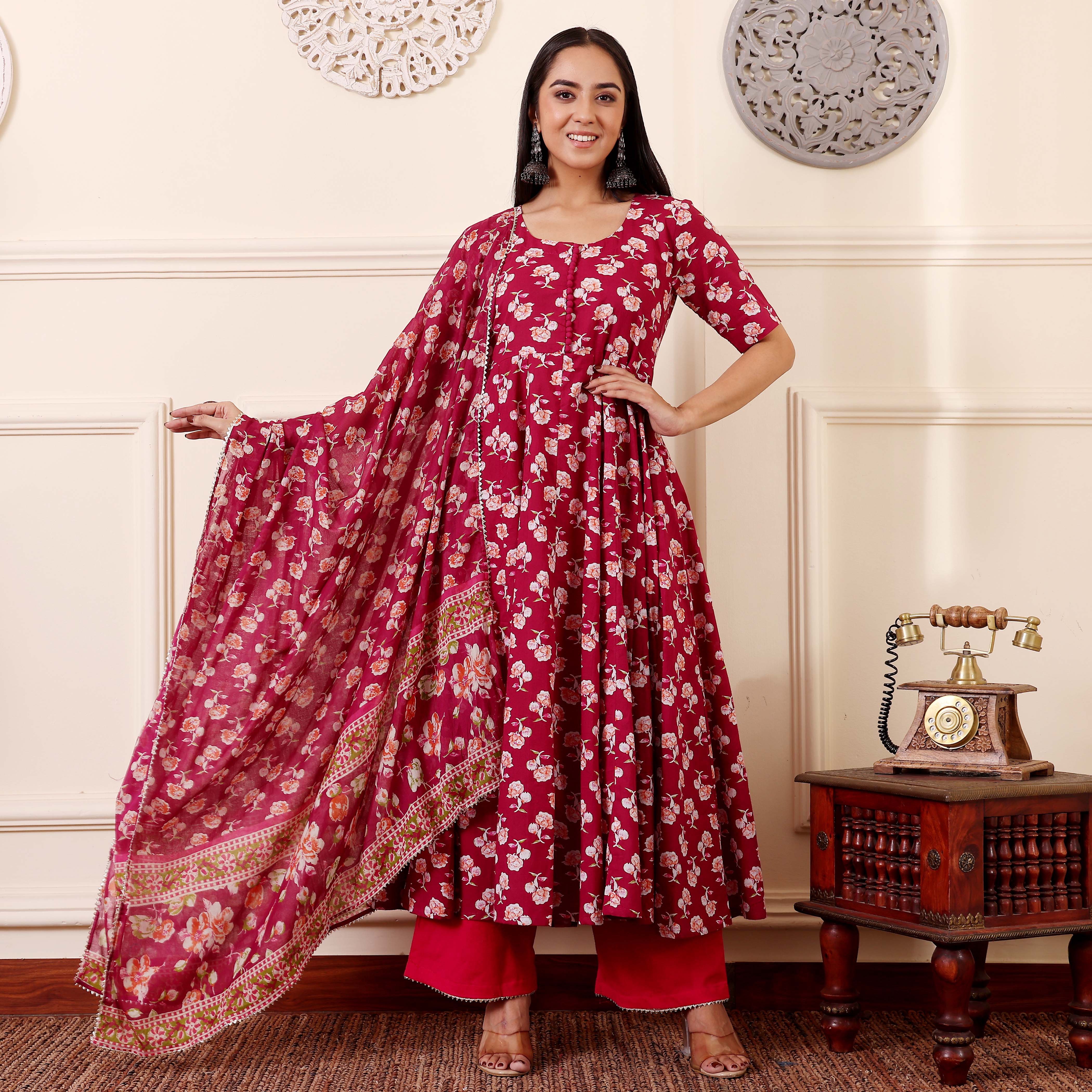 Ivana Cotton Kalidaar Set - Image 2