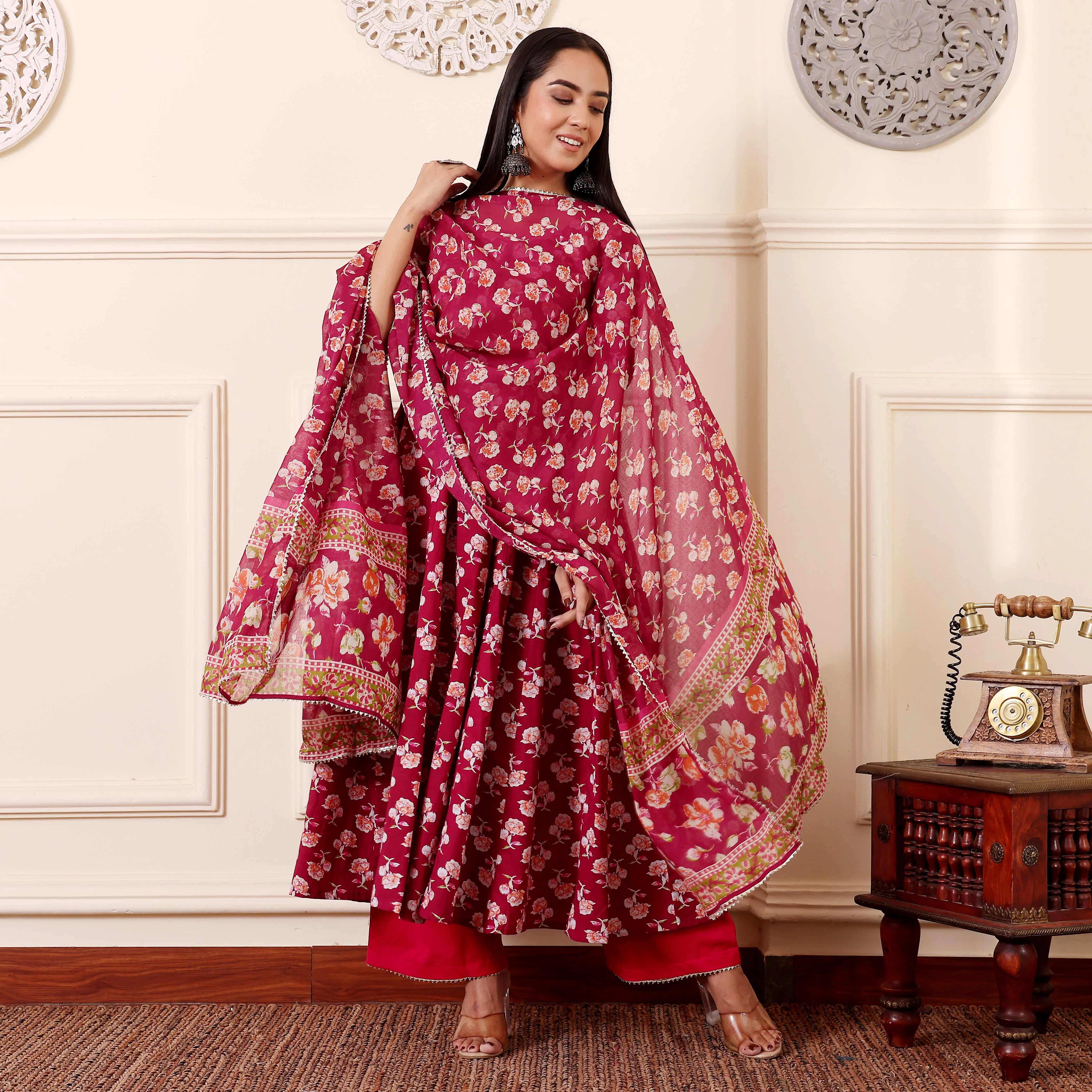 Ivana Cotton Kalidaar Set - Image 3