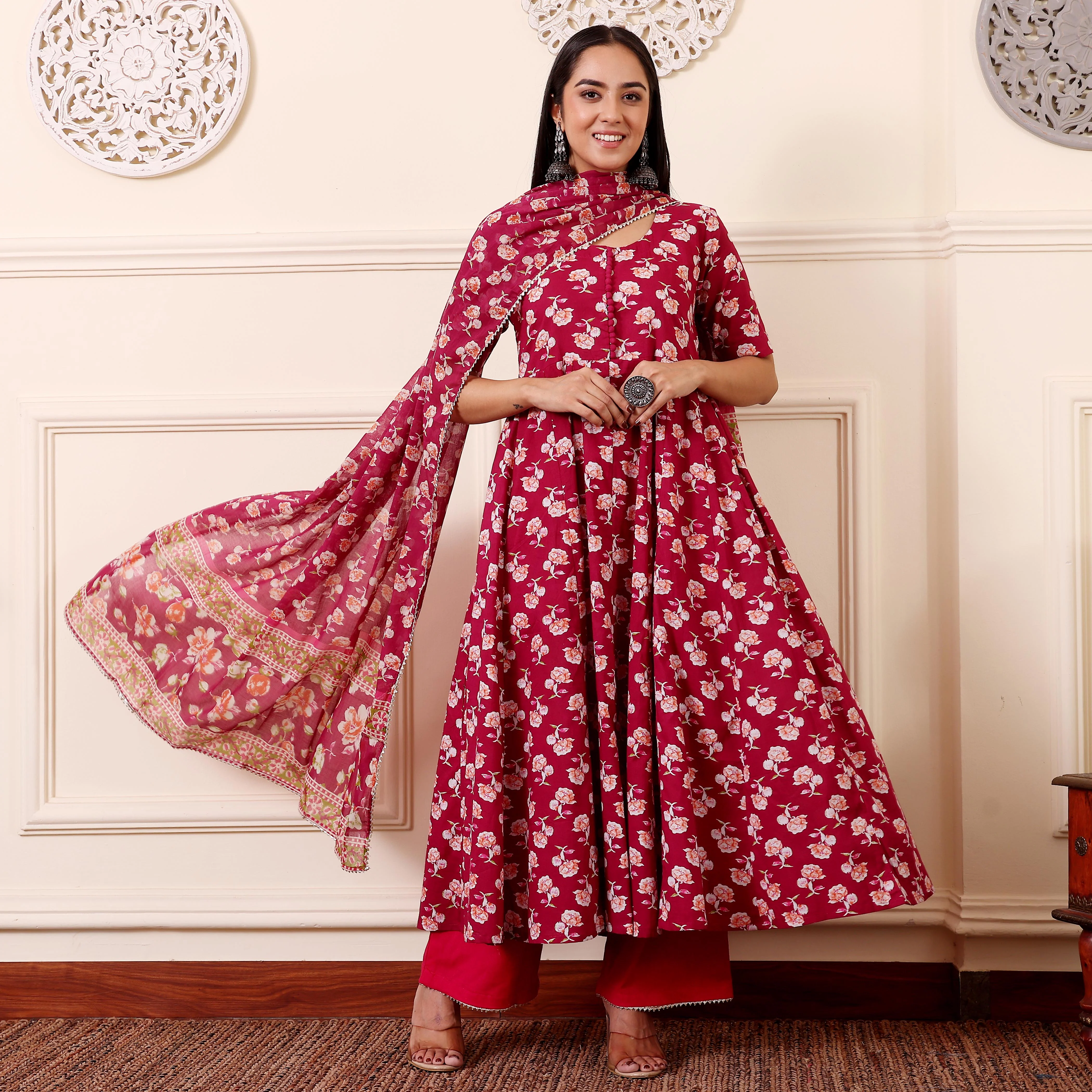 Ivana Cotton Kalidaar Set - Image 5