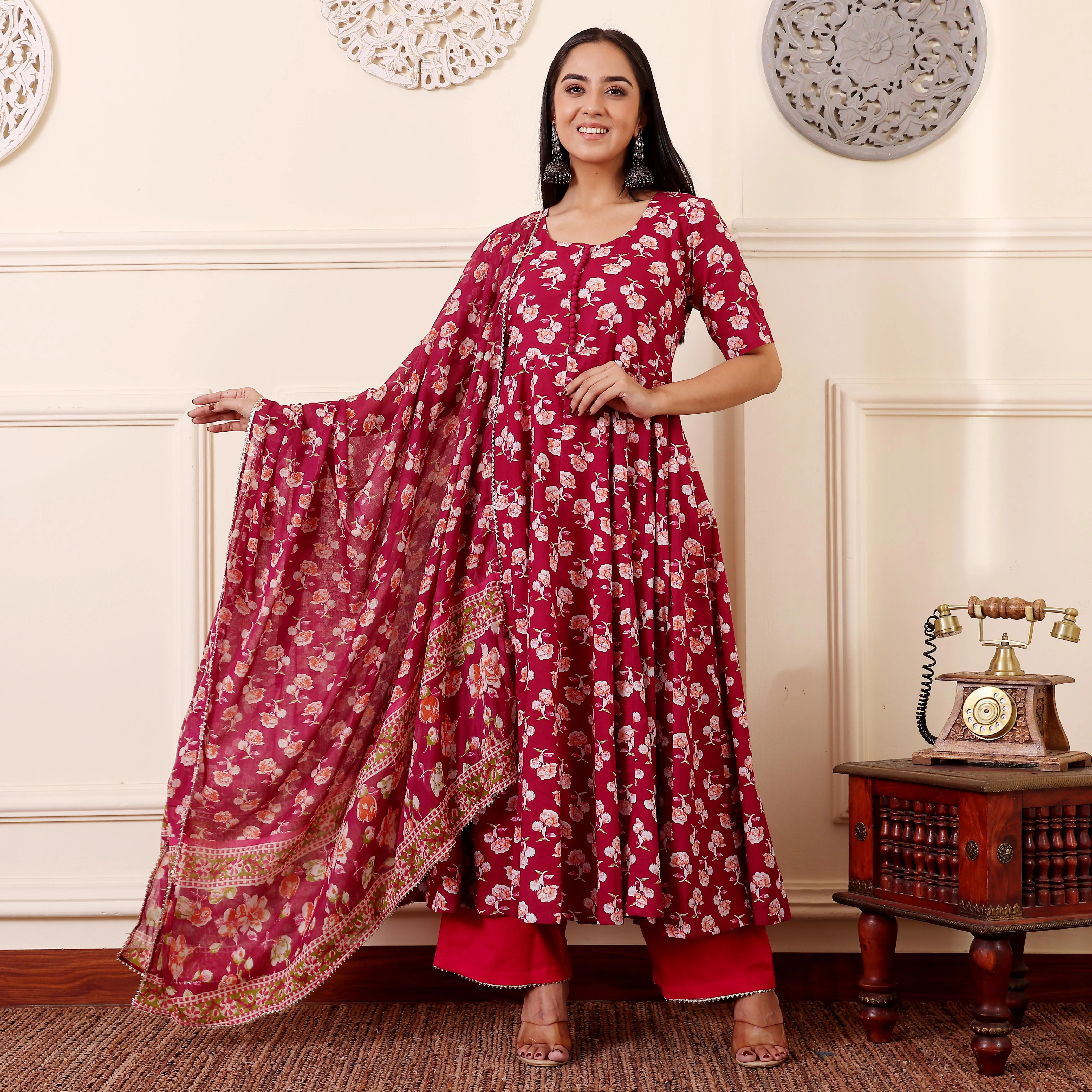 Ivana Cotton Kalidaar Set - Image 6