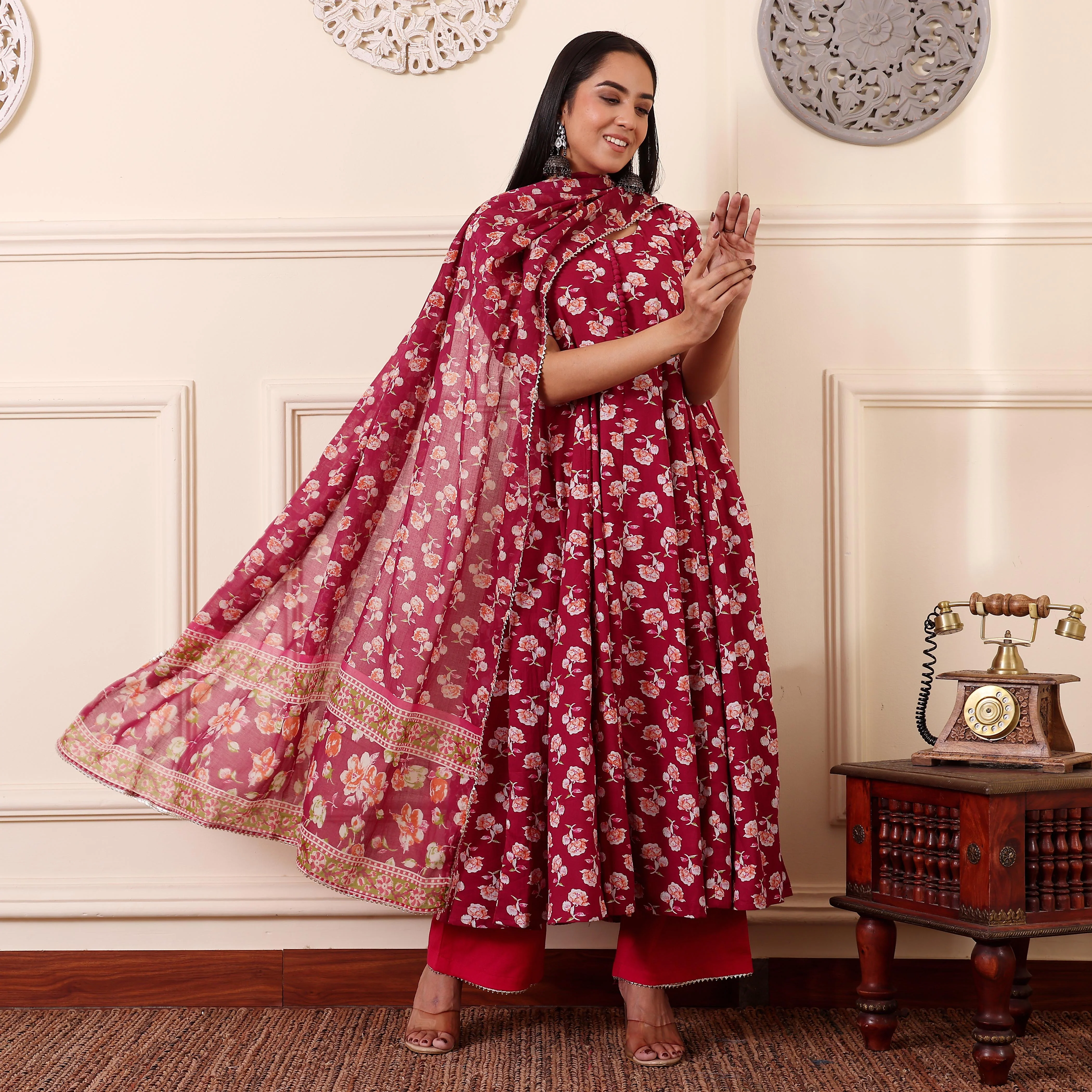 Ivana Cotton Kalidaar Set - Image 8