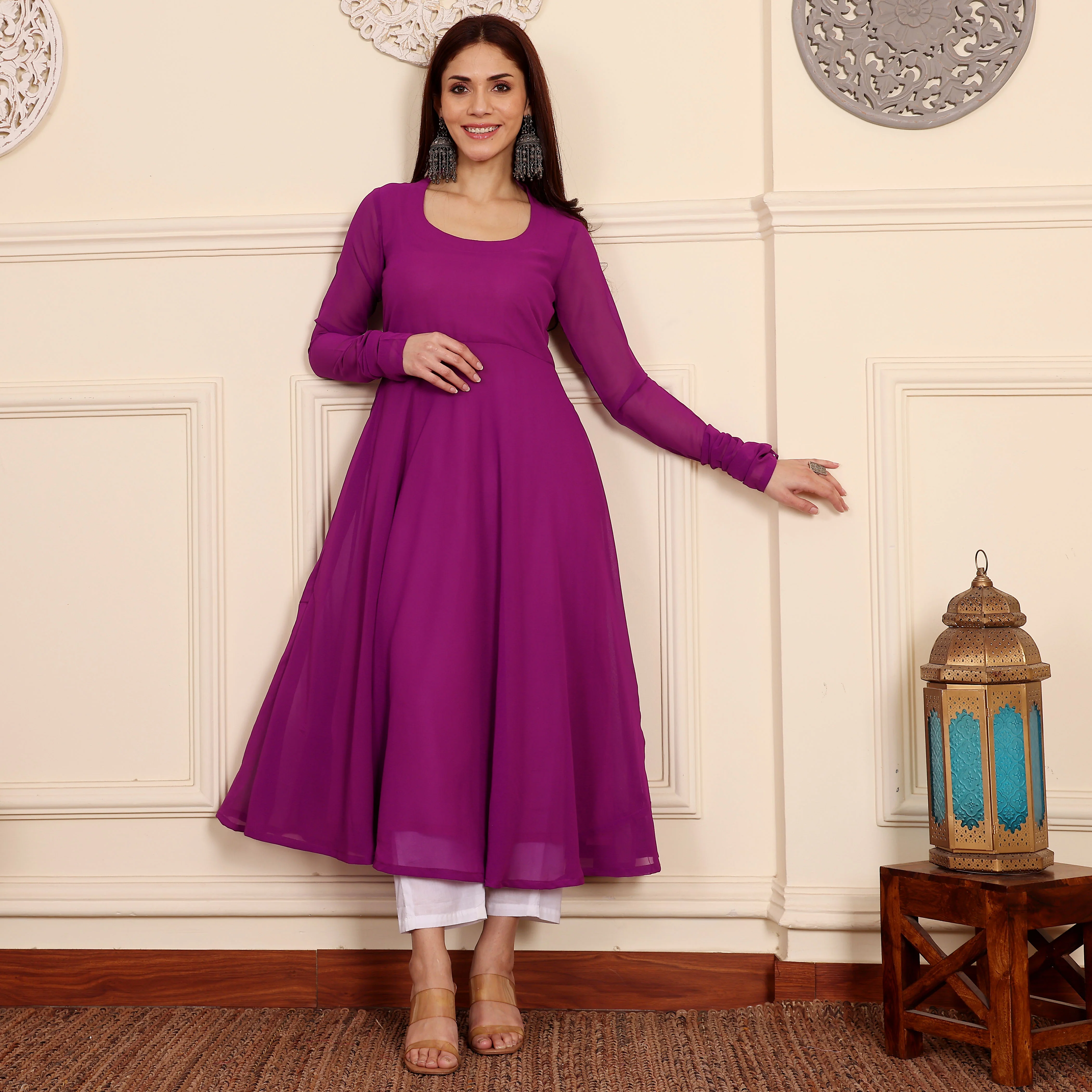 Tija Georgette Kurta - Image 2