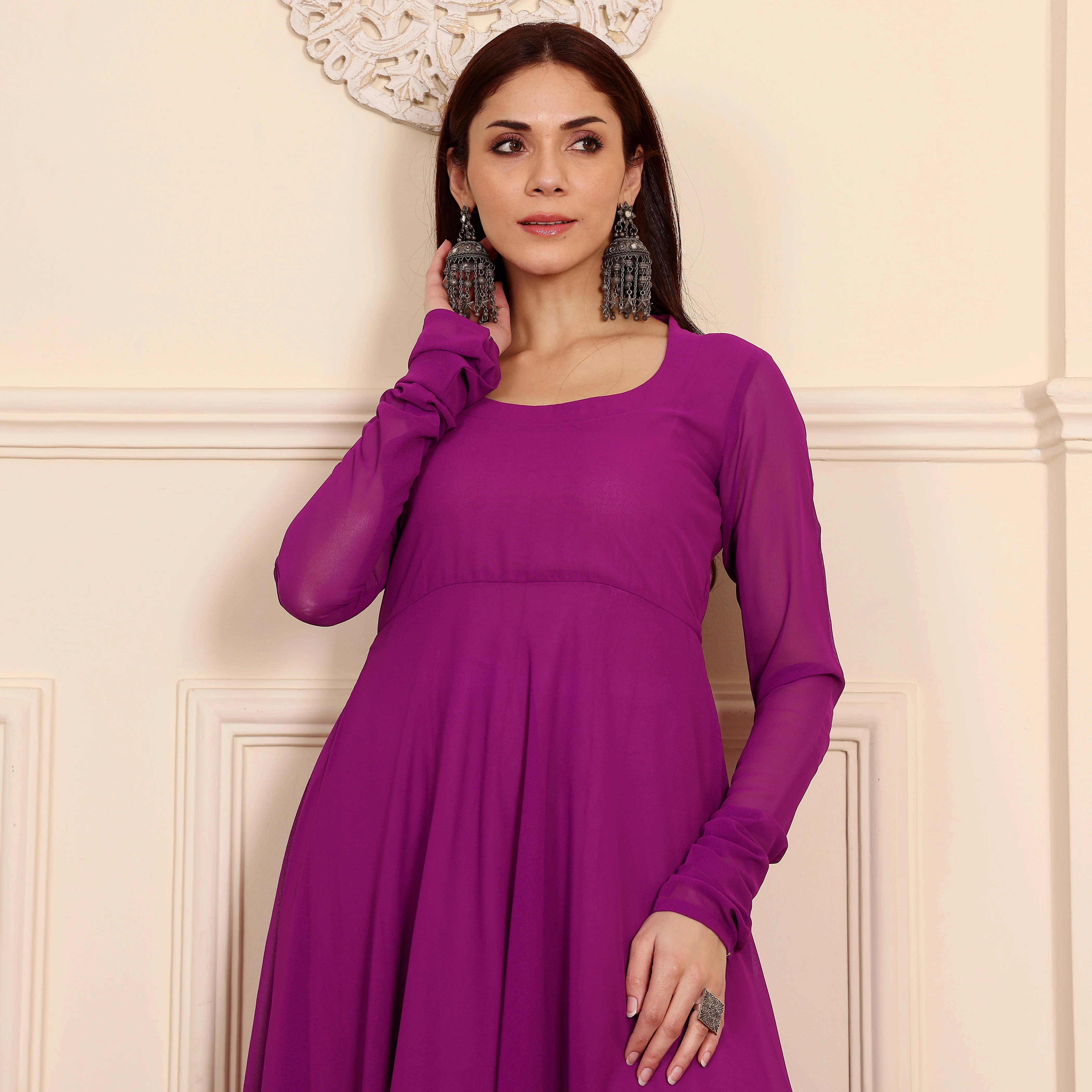 Tija Georgette Kurta - Image 3