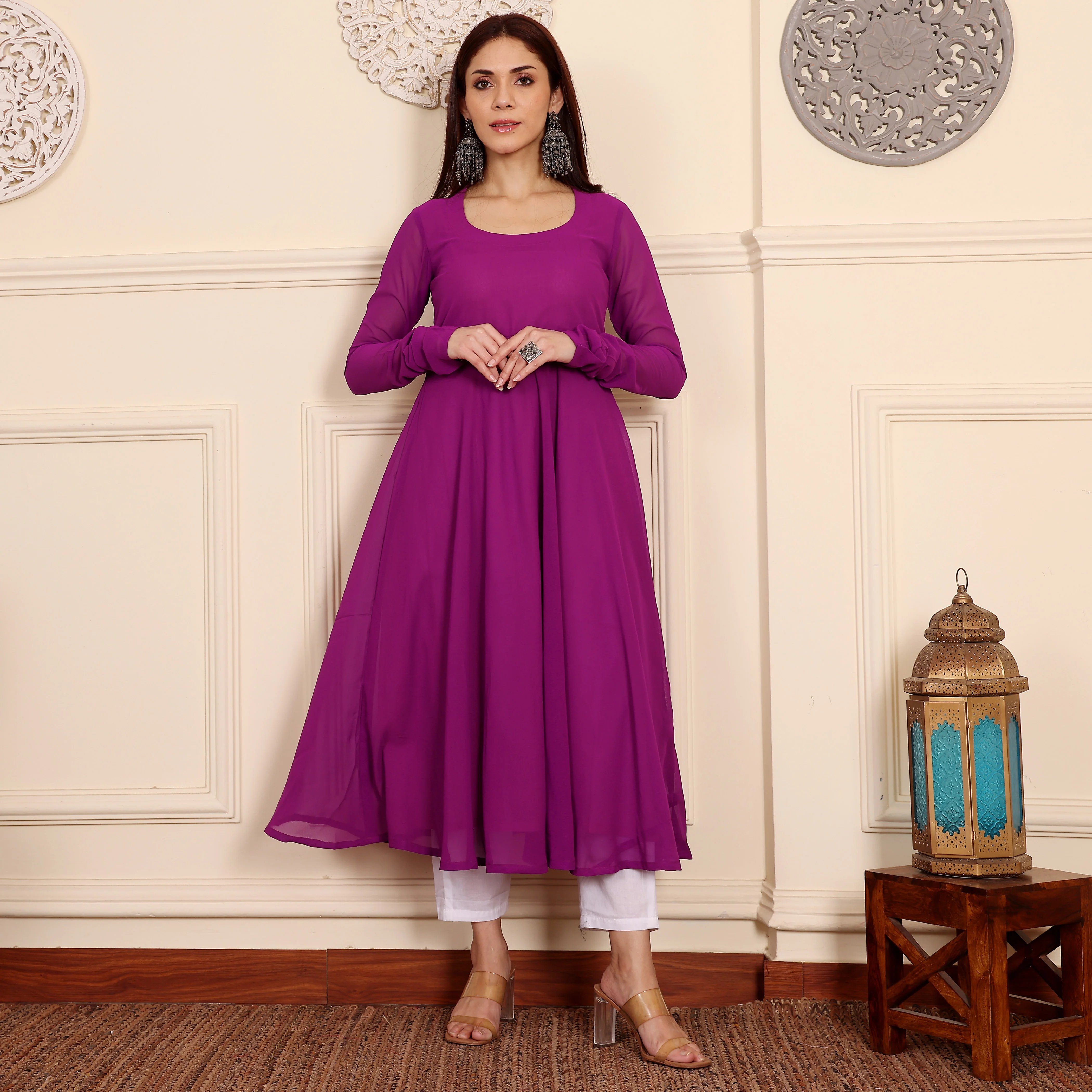 Tija Georgette Kurta - Image 4