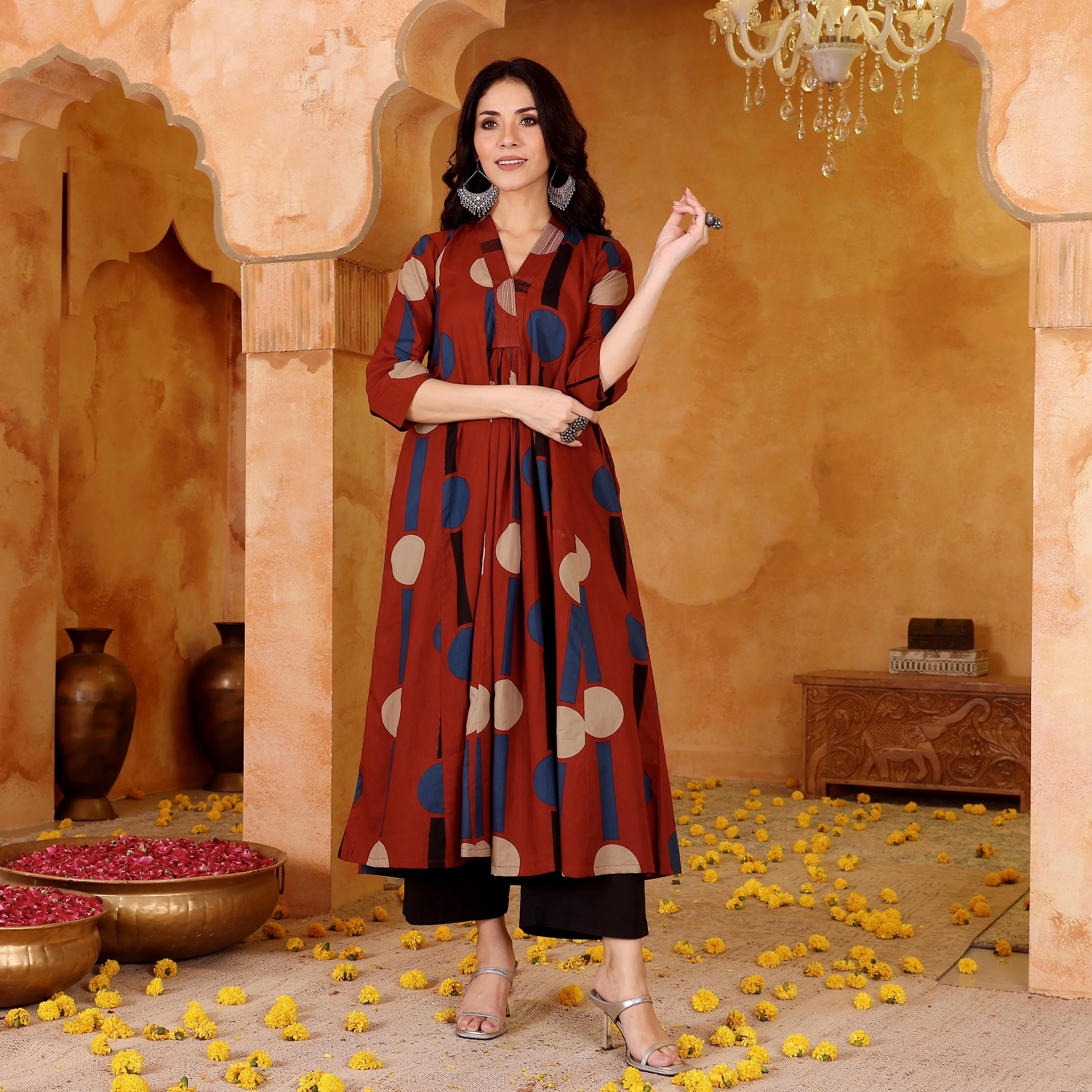 Trikaya Cotton Kurta - Image 5