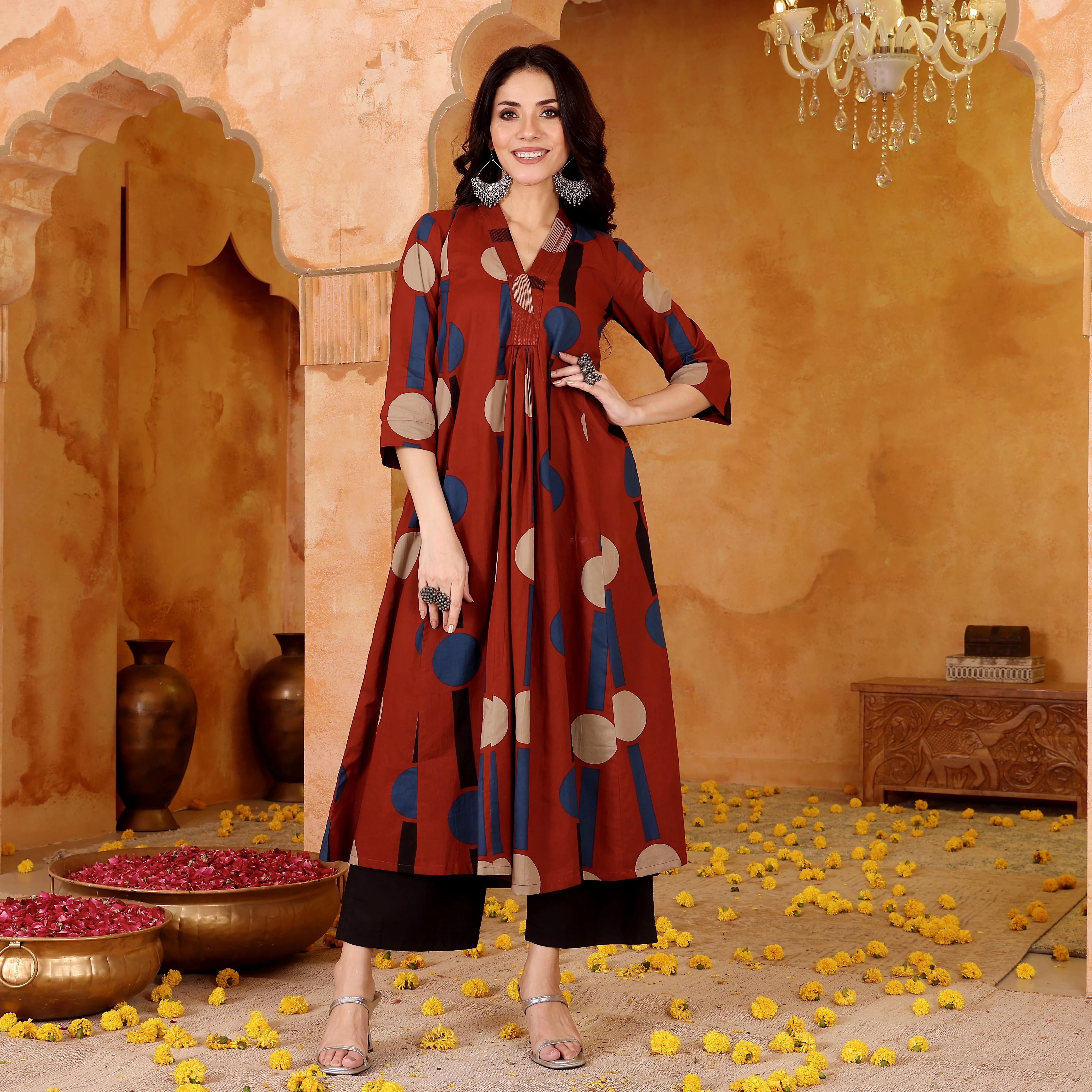 Trikaya Cotton Kurta - Image 6