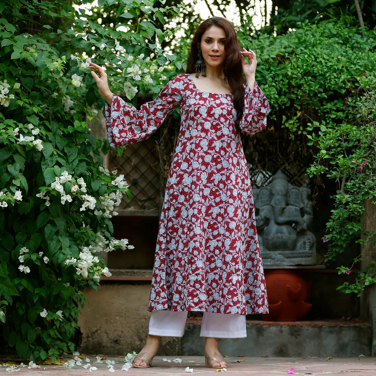 Urwa Cotton Printed  Kurta - Image 2