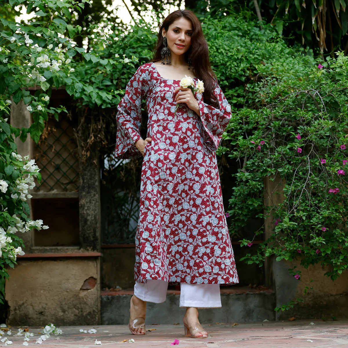 Urwa Cotton Printed  Kurta - Image 7