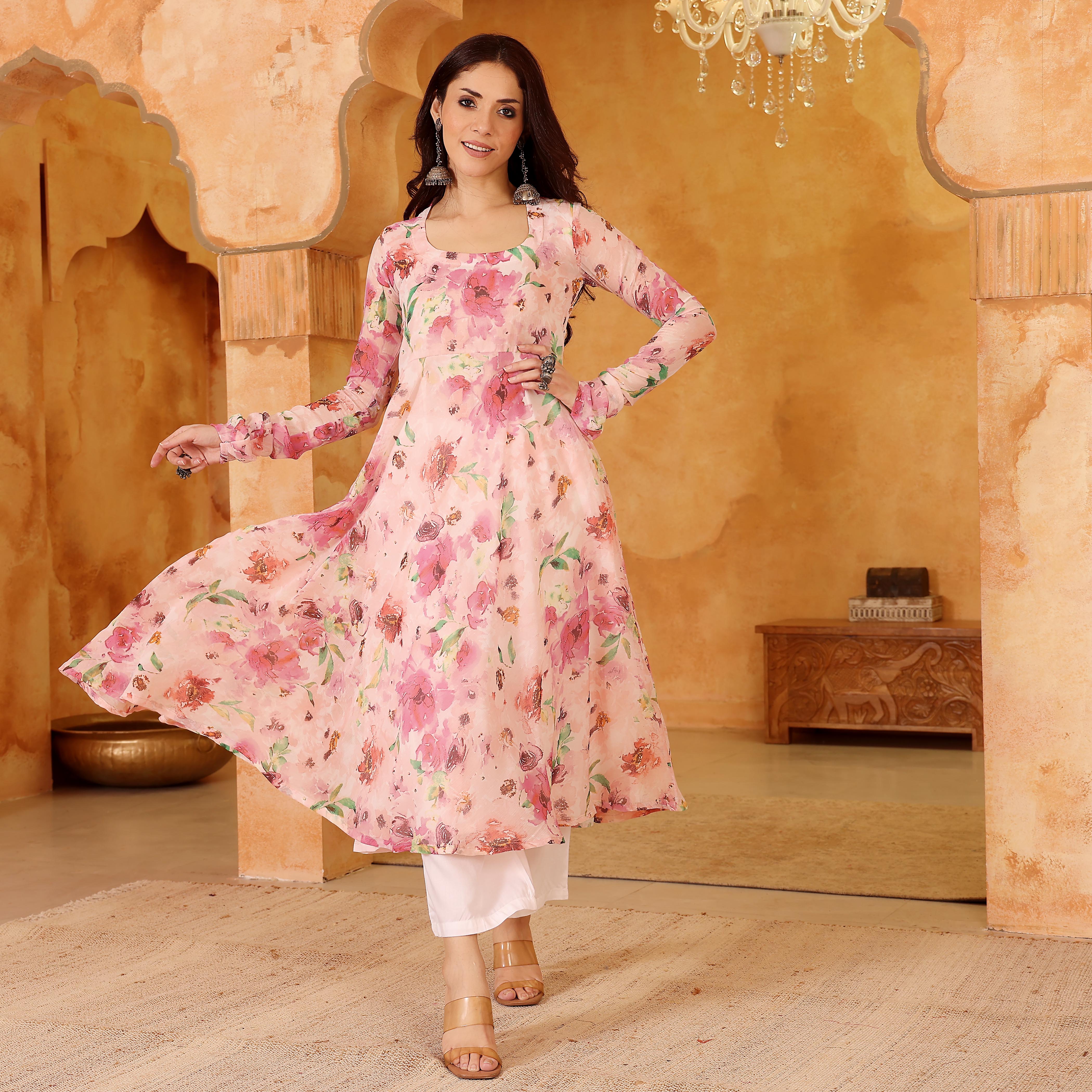 Uva Chiffon Kurta - Image 4