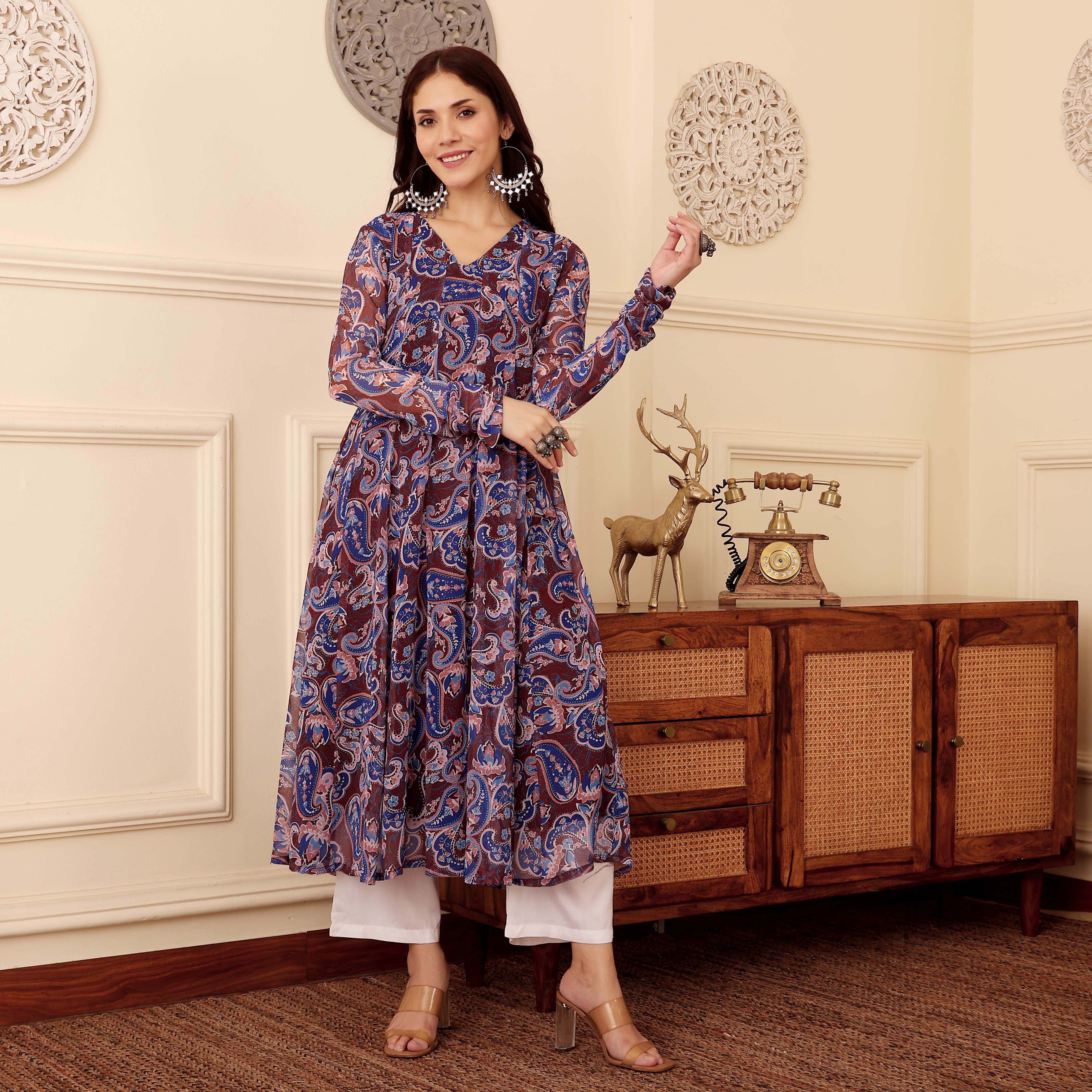 Vanisha Georgette Kurta - Image 2