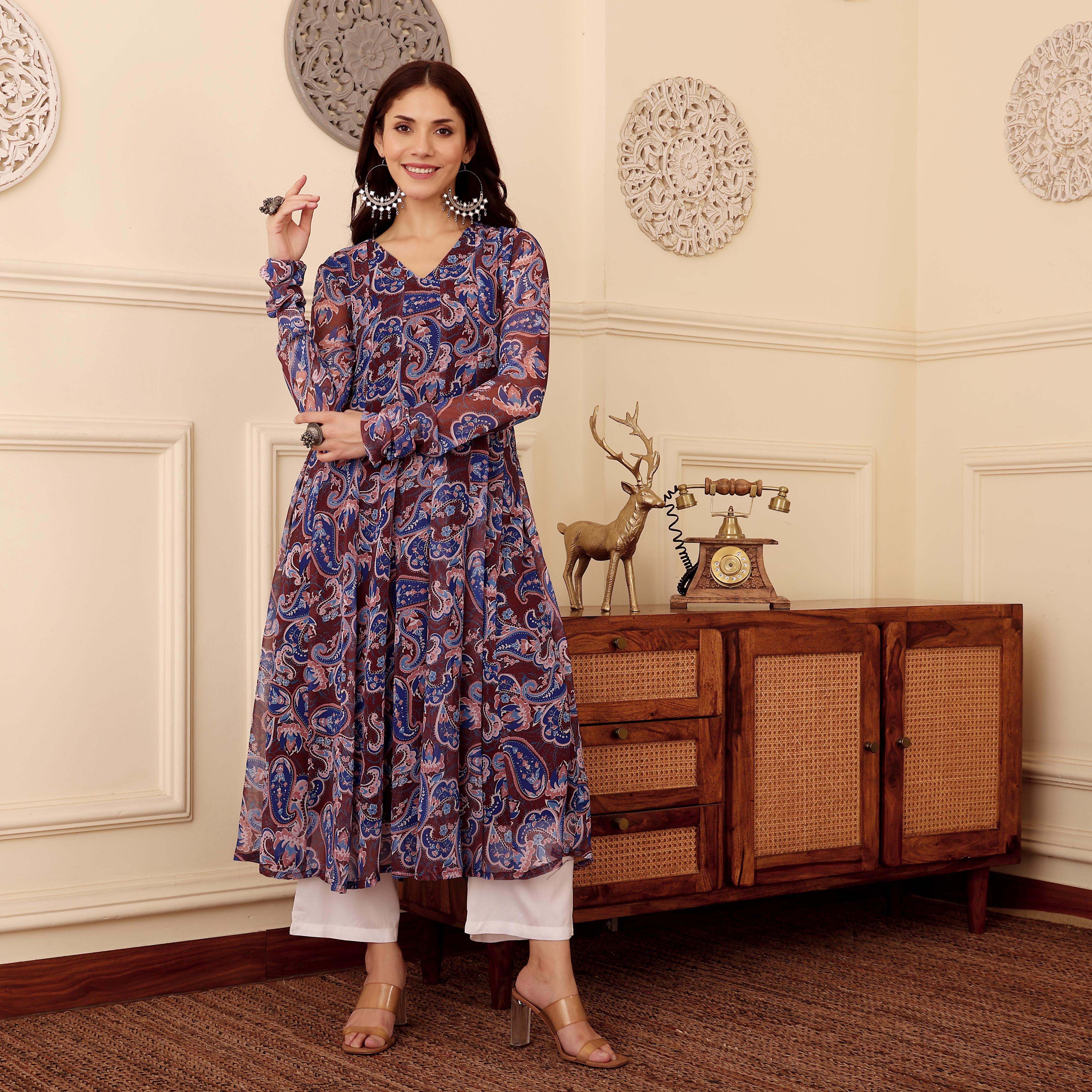 Vanisha Georgette Kurta - Image 7