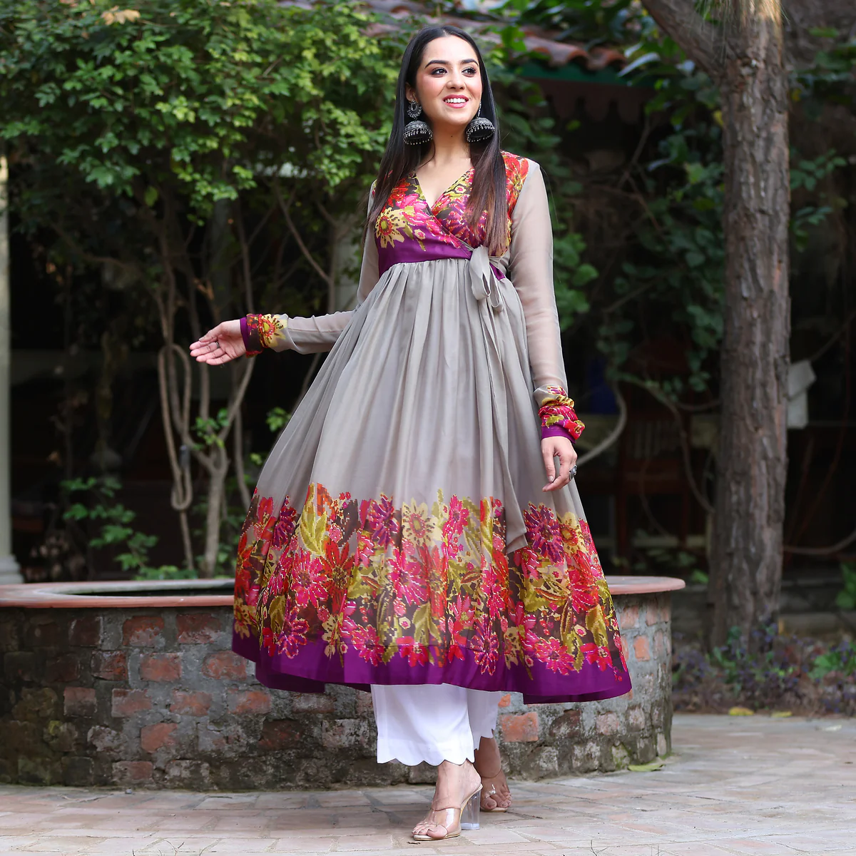 Varahi grey kameez - Image 6