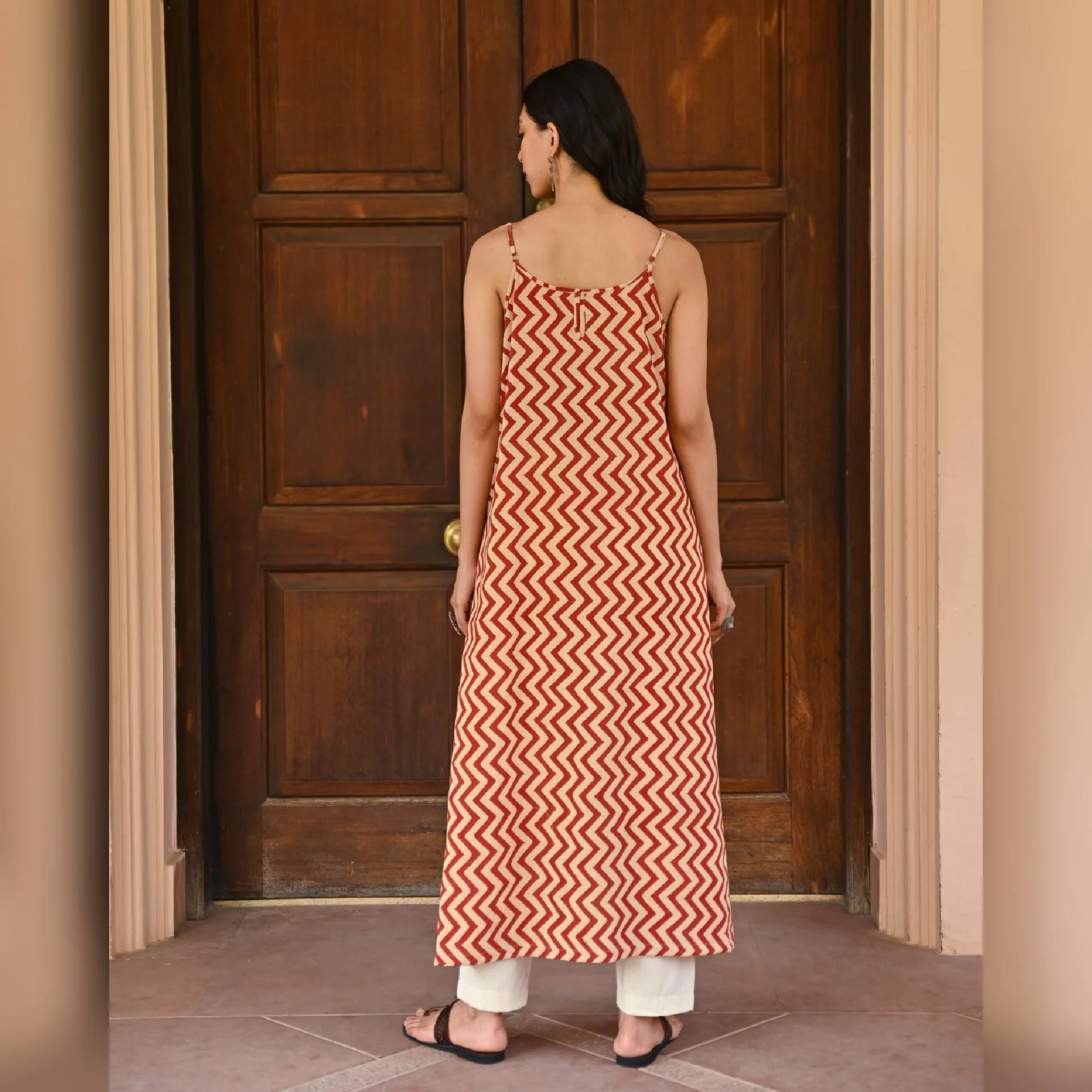 Vidisha Cotton Hand Block Printed Kurta - Image 5