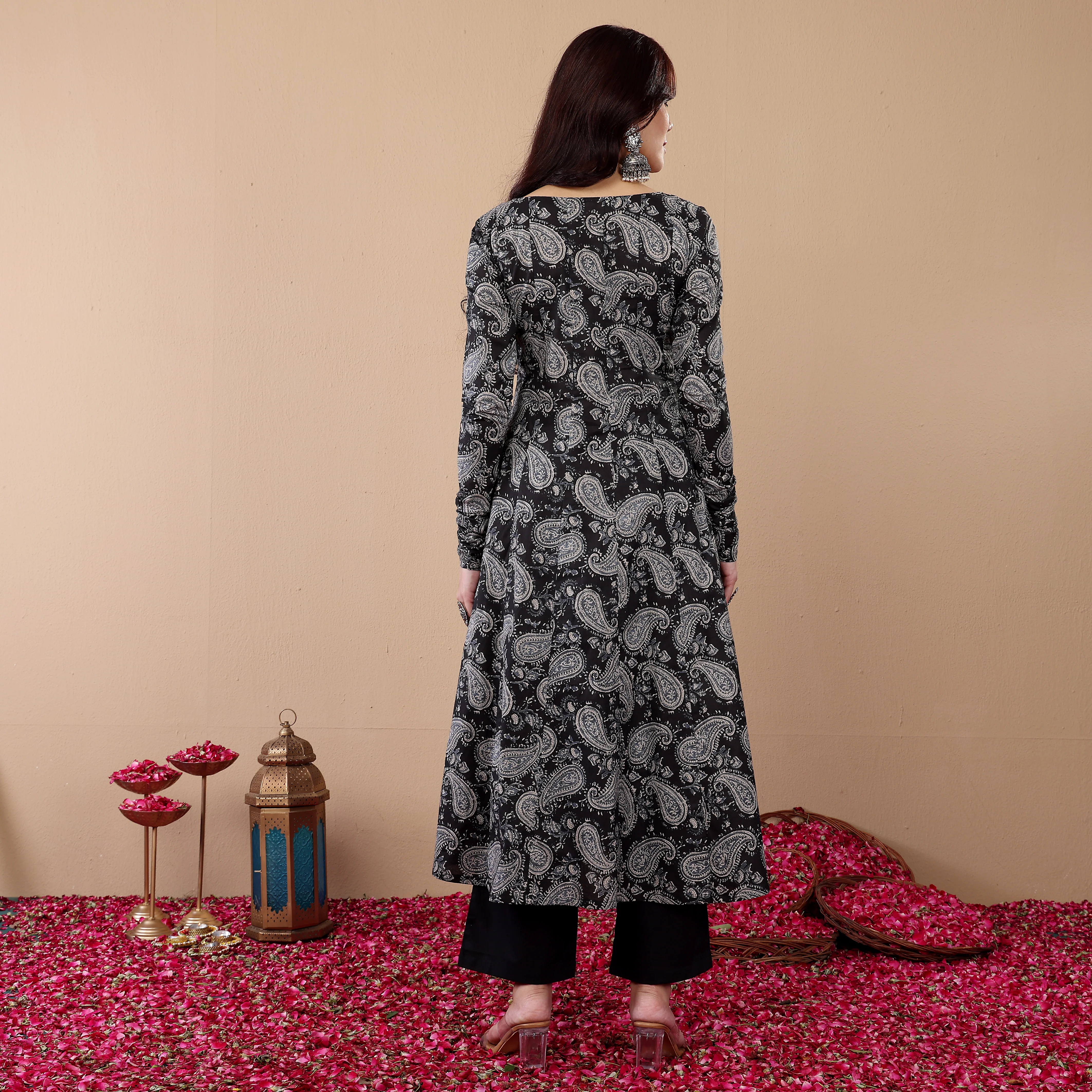 Virasha Kalidar Cotton Kurta - Image 7