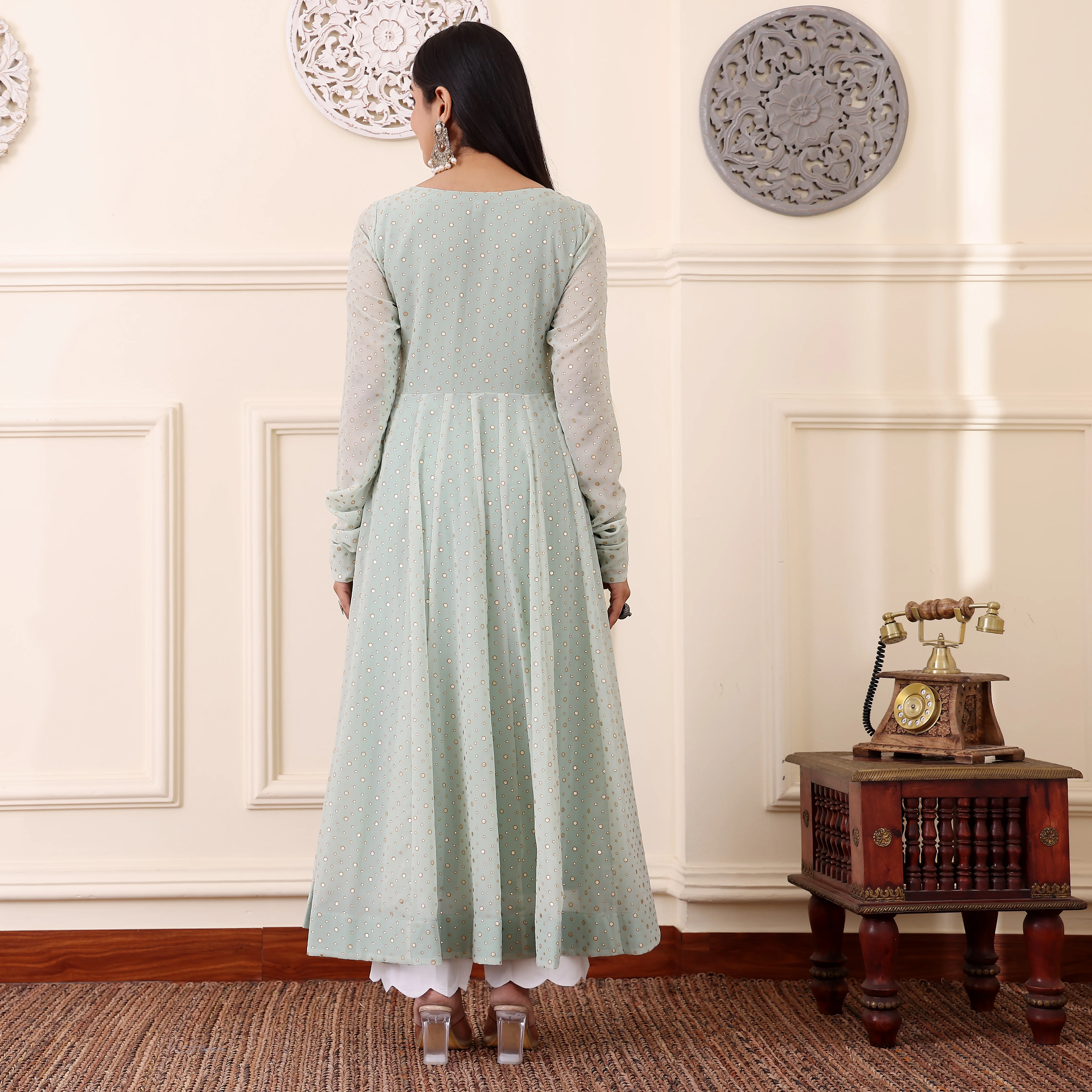 Yamini Kalidaar Georgette Kurta - Image 4