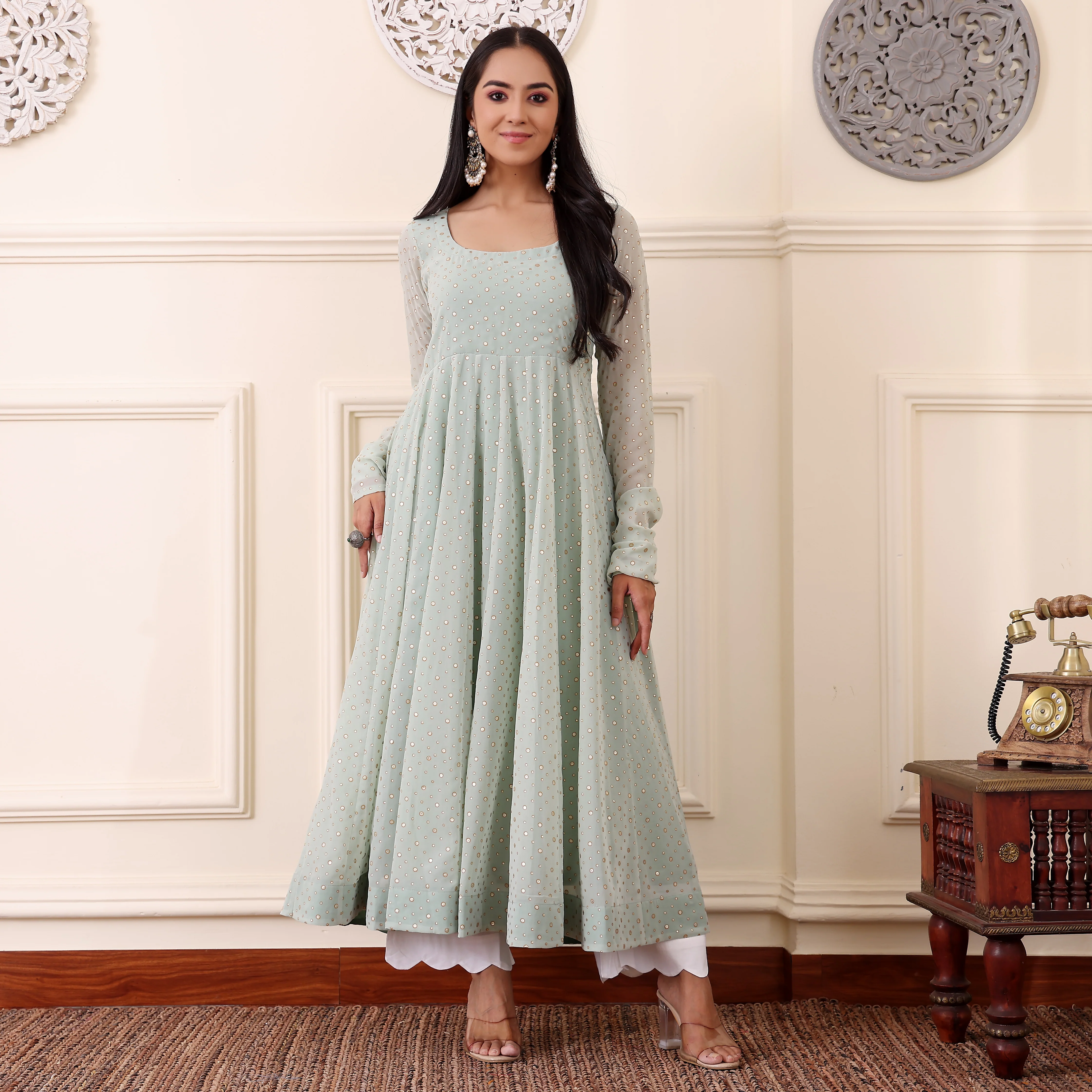Yamini Kalidaar Georgette Kurta - Image 5