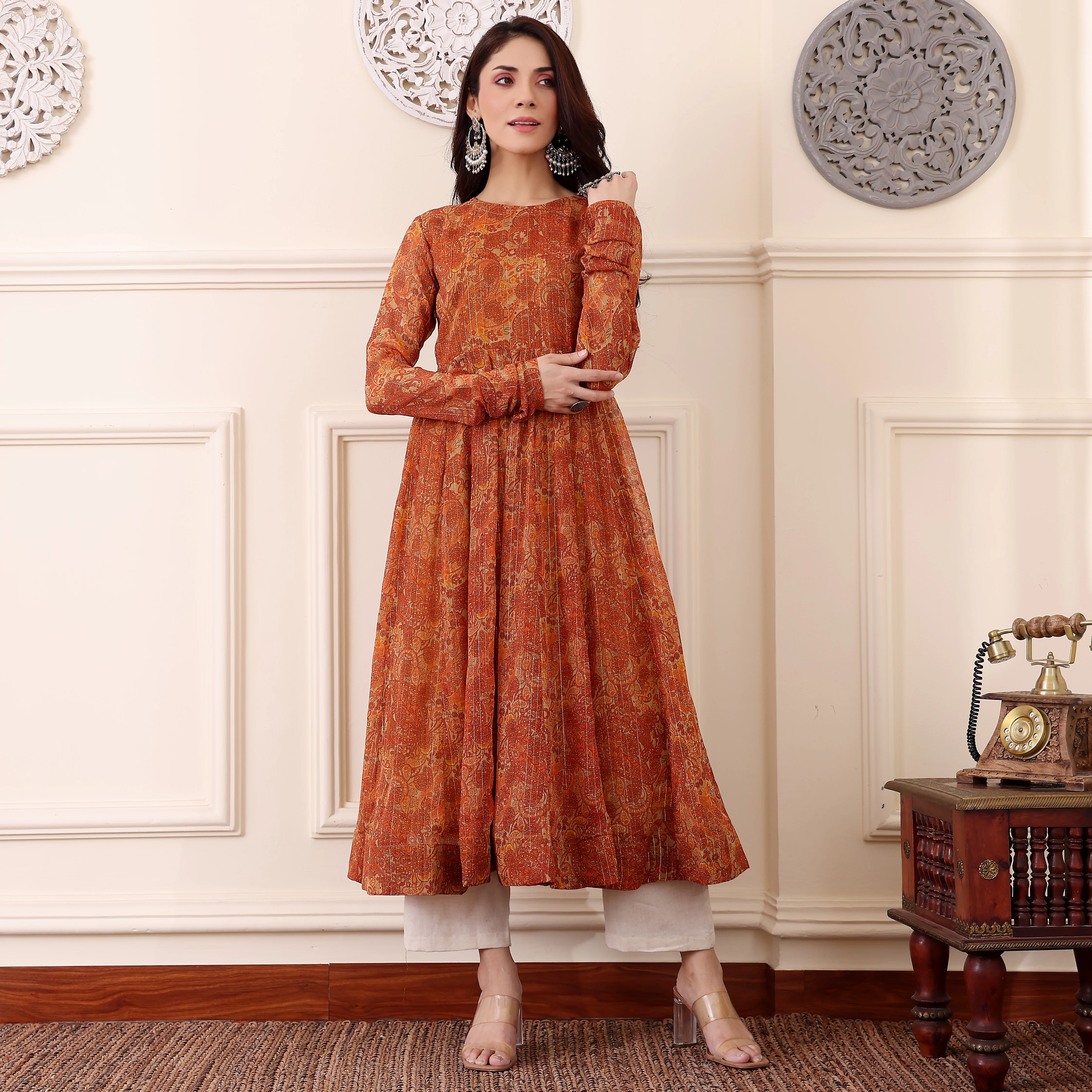 Yanika Georgette Kurta - Image 2