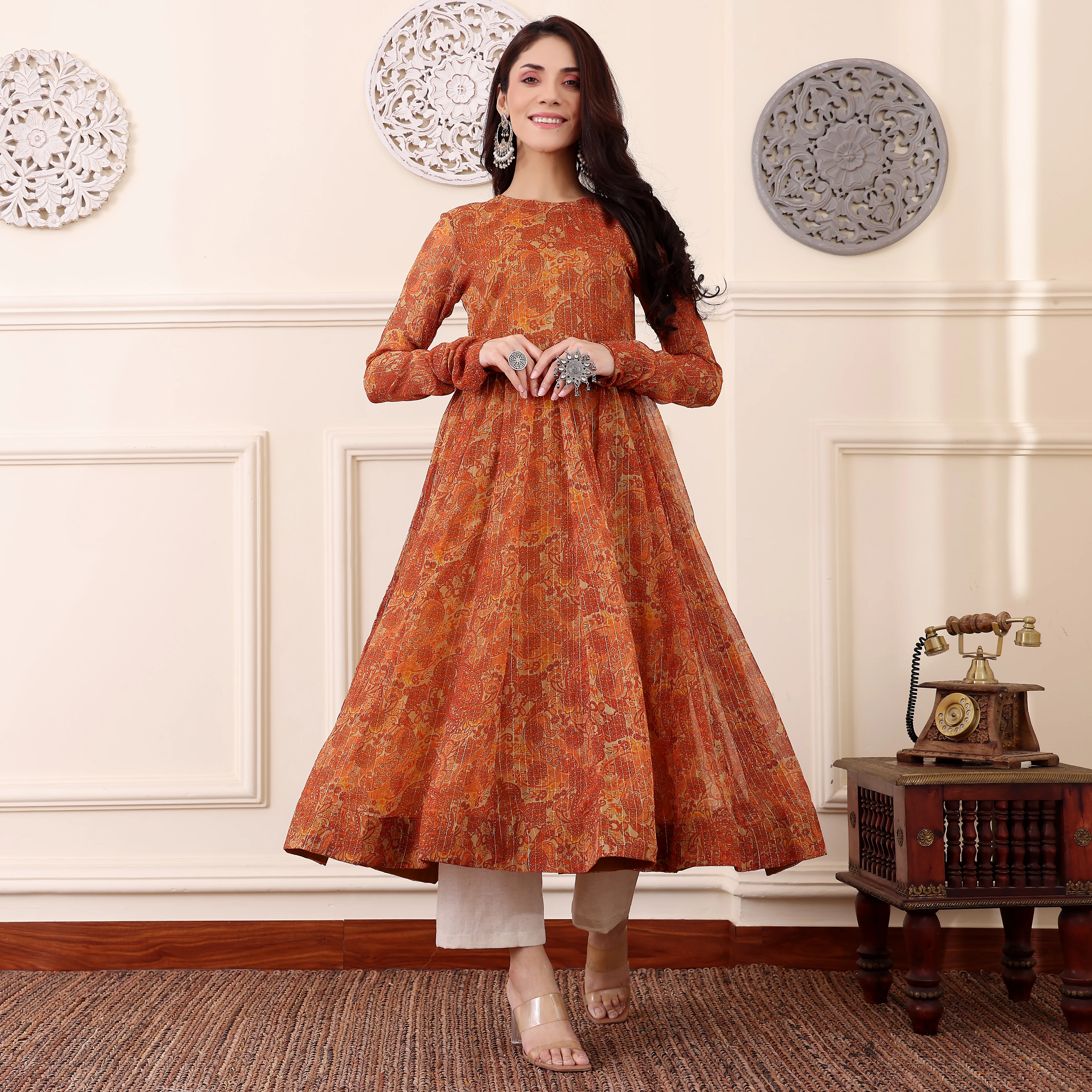 Yanika Georgette Kurta - Image 3