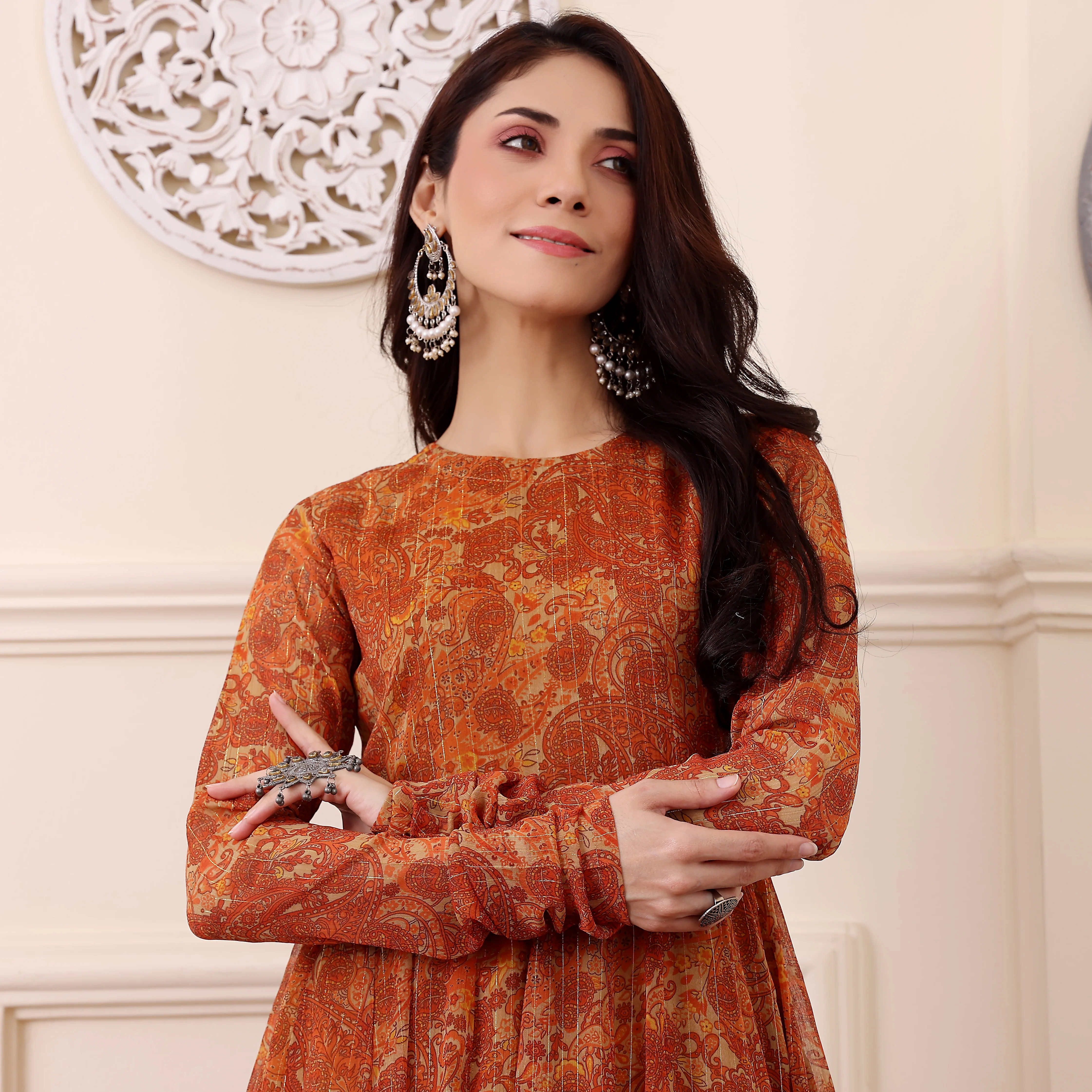 Yanika Georgette Kurta - Image 4