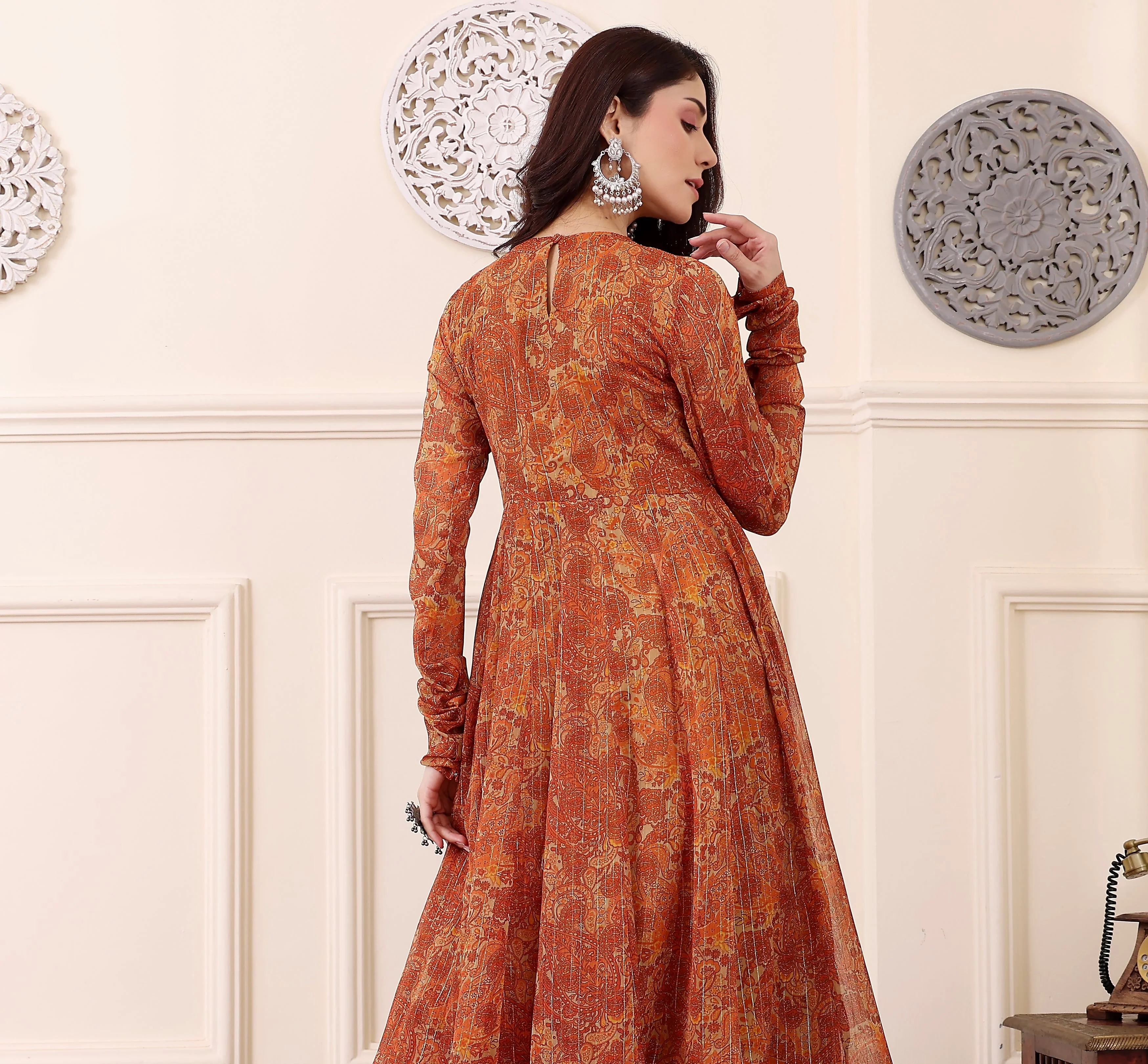 Yanika Georgette Kurta - Image 6