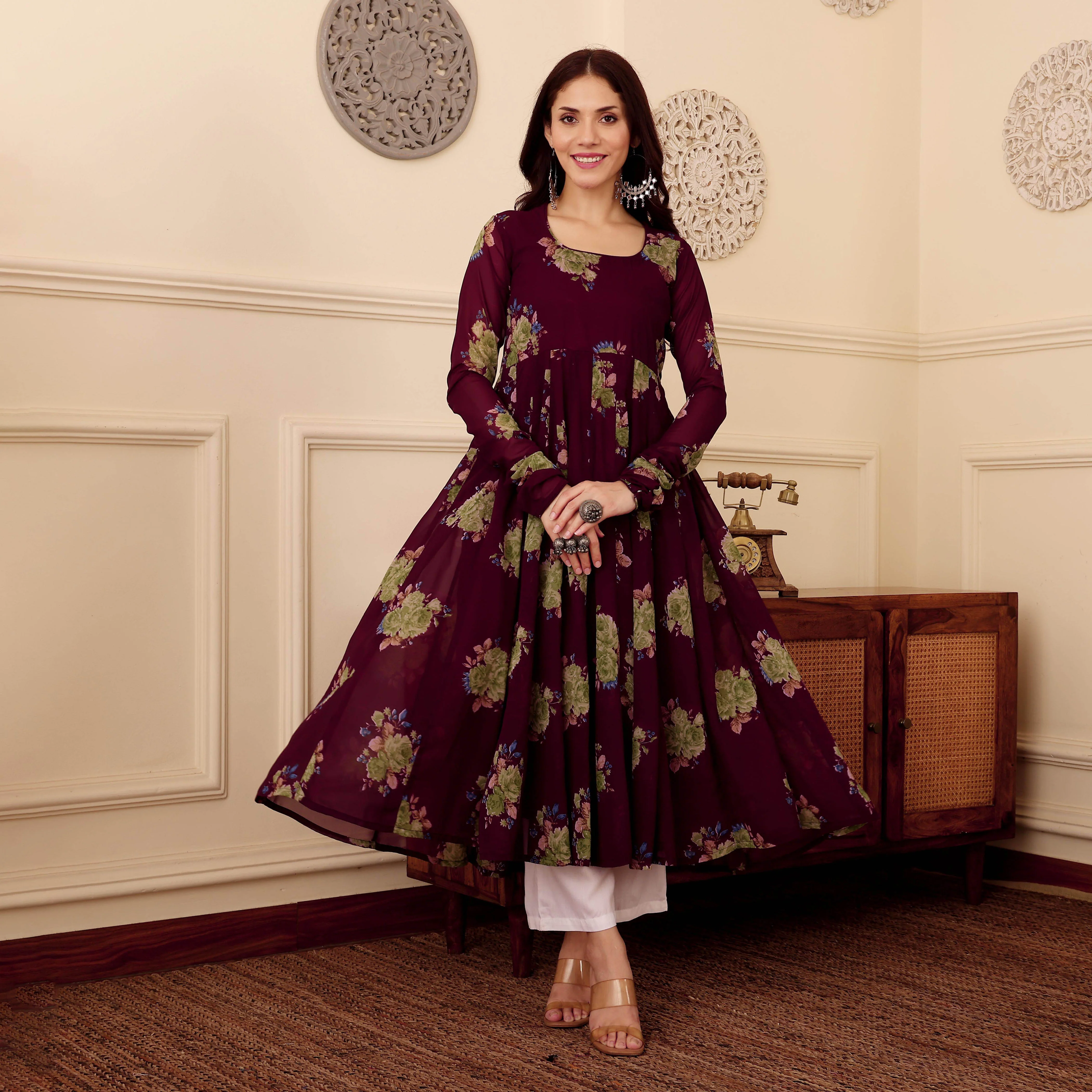 Yava Georgette Kurta - Image 3