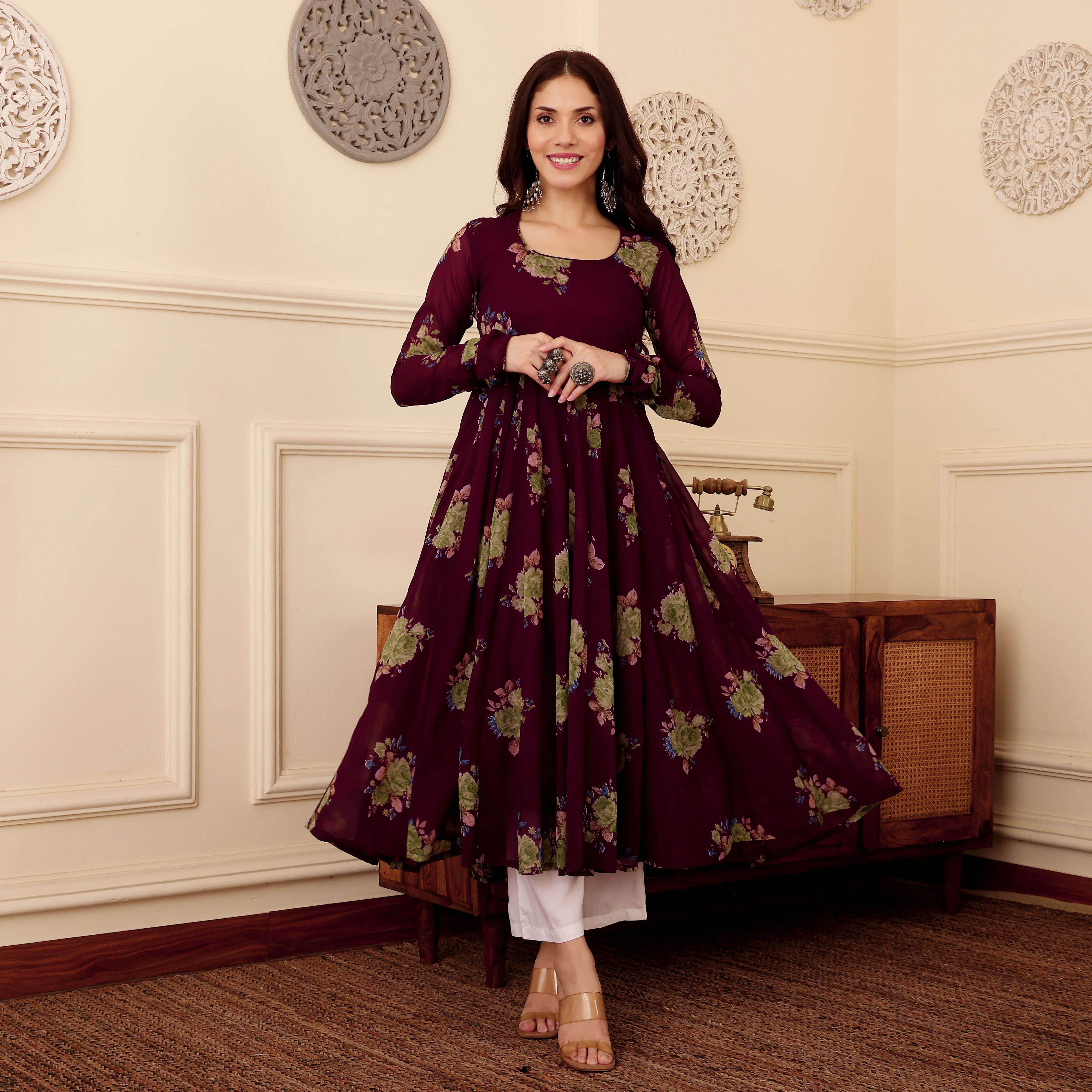 Yava Georgette Kurta - Image 5