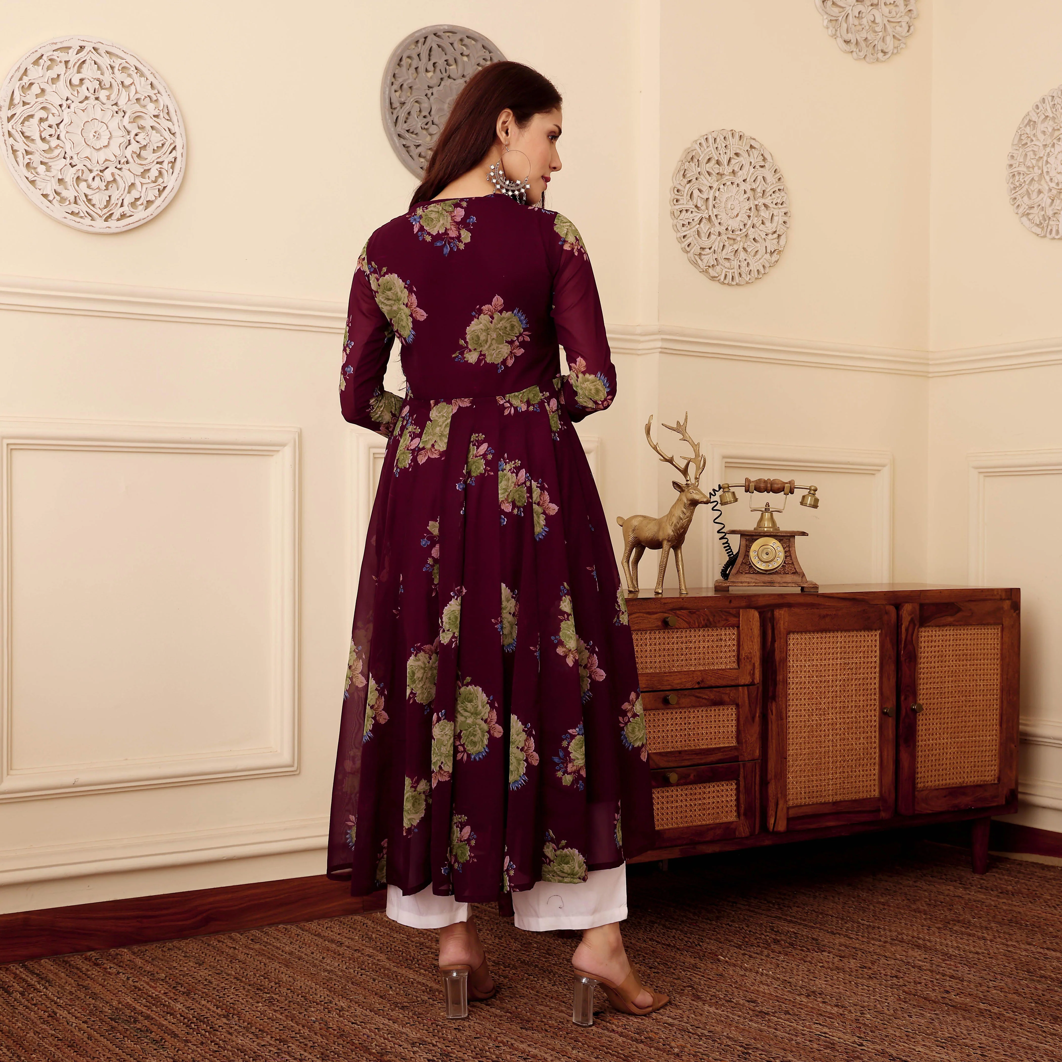 Yava Georgette Kurta - Image 6