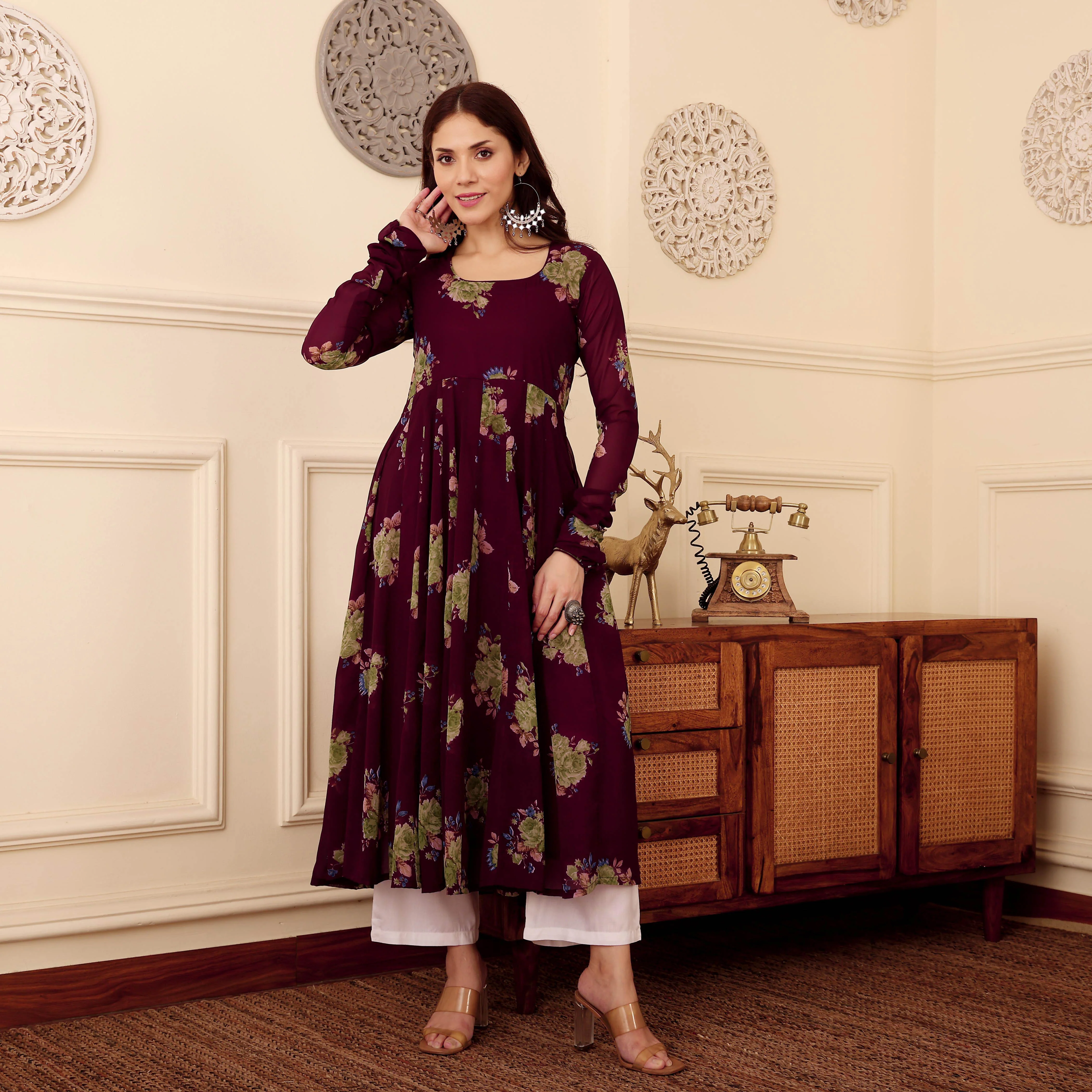 Yava Georgette Kurta - Image 7