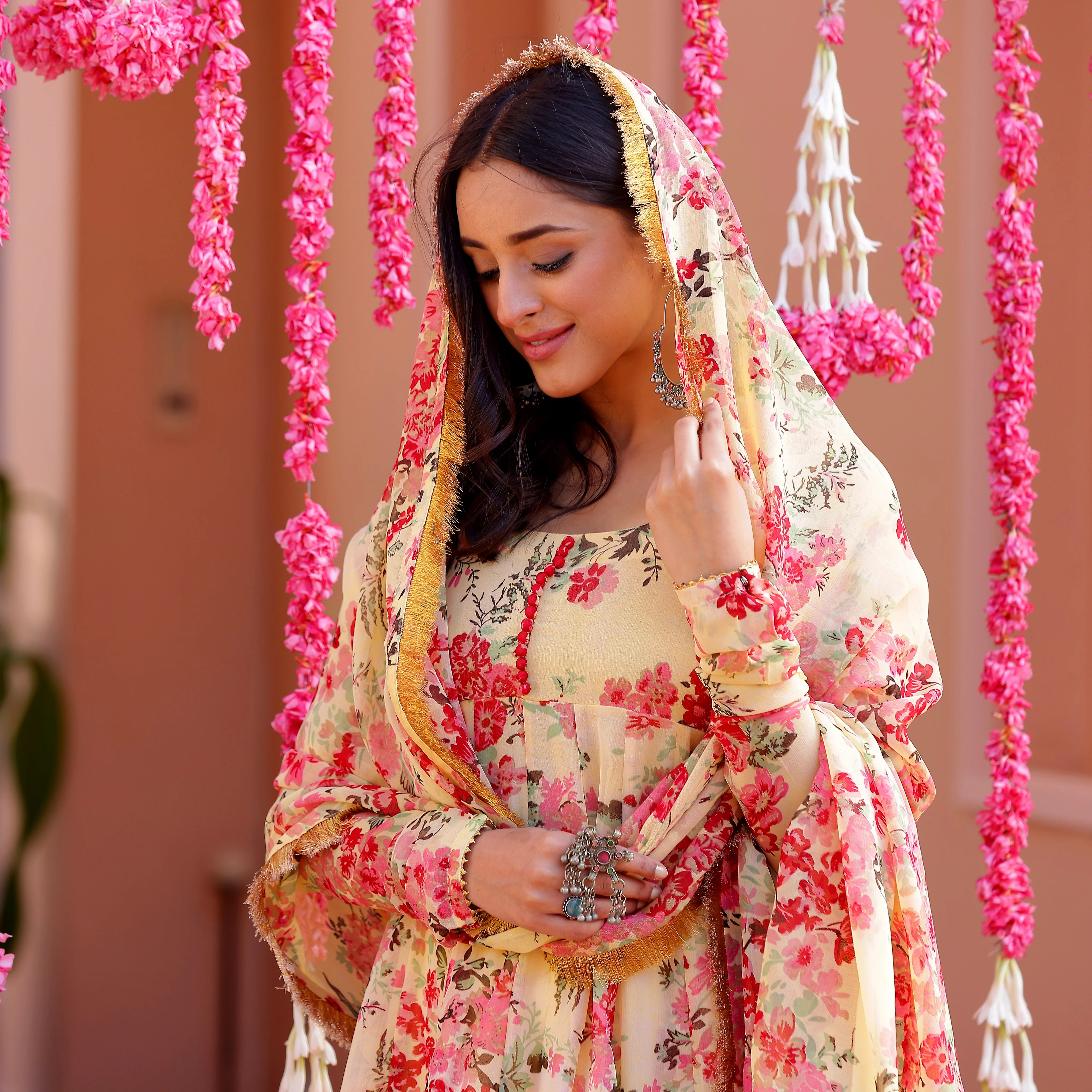 Yellow floral set - Image 5