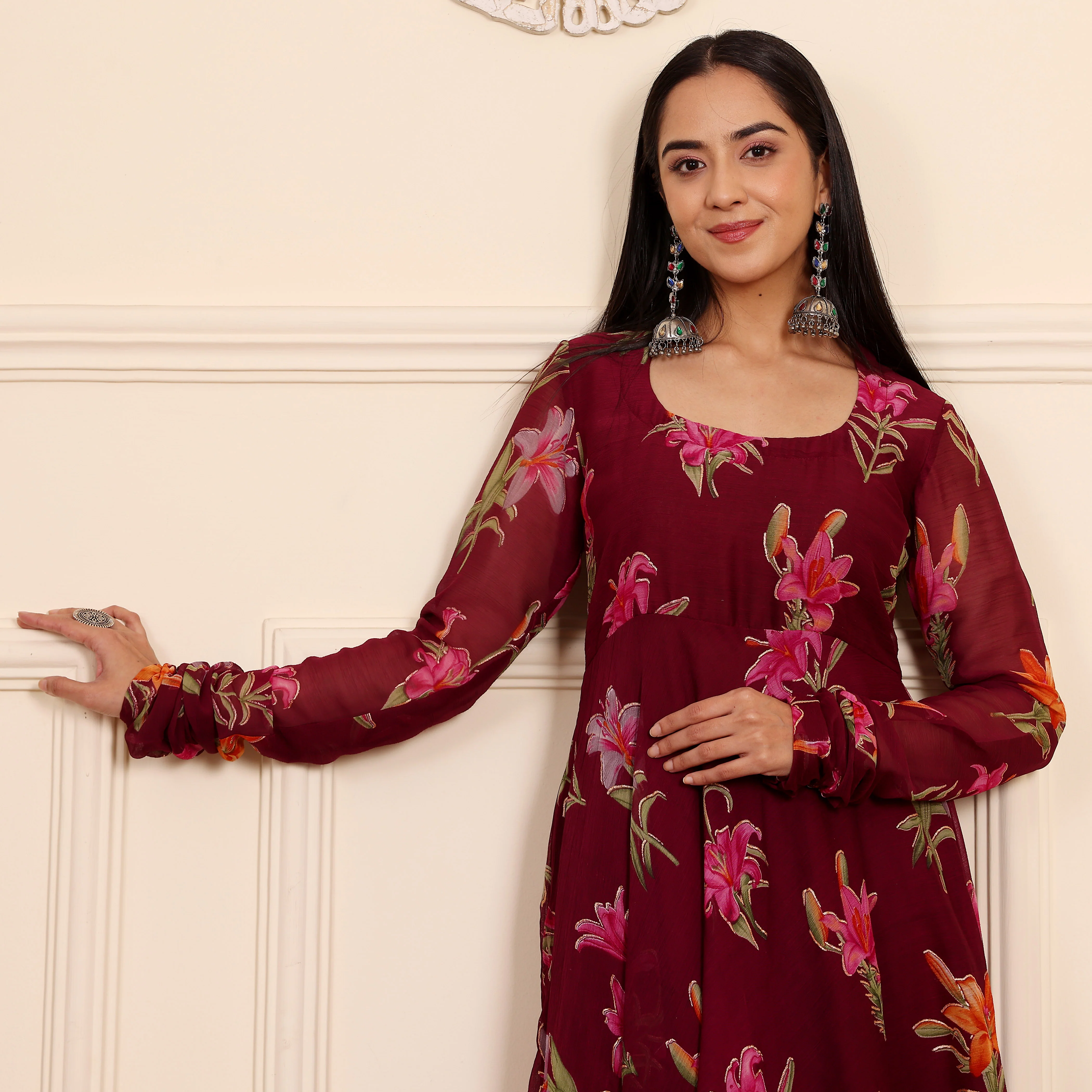 Yija Georgette Kurta - Image 3
