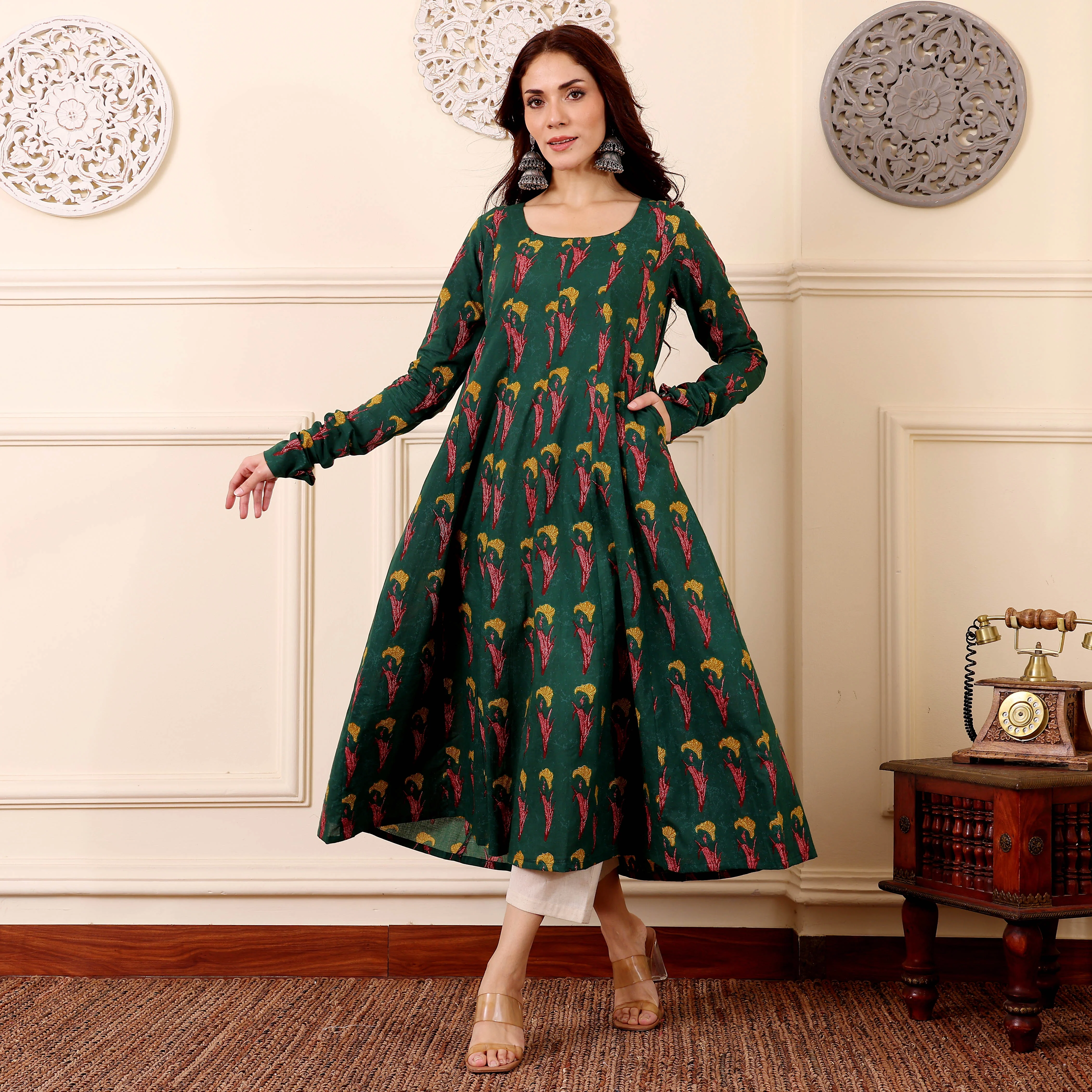 Yunaya Cotton Kalidar Kurta - Image 10