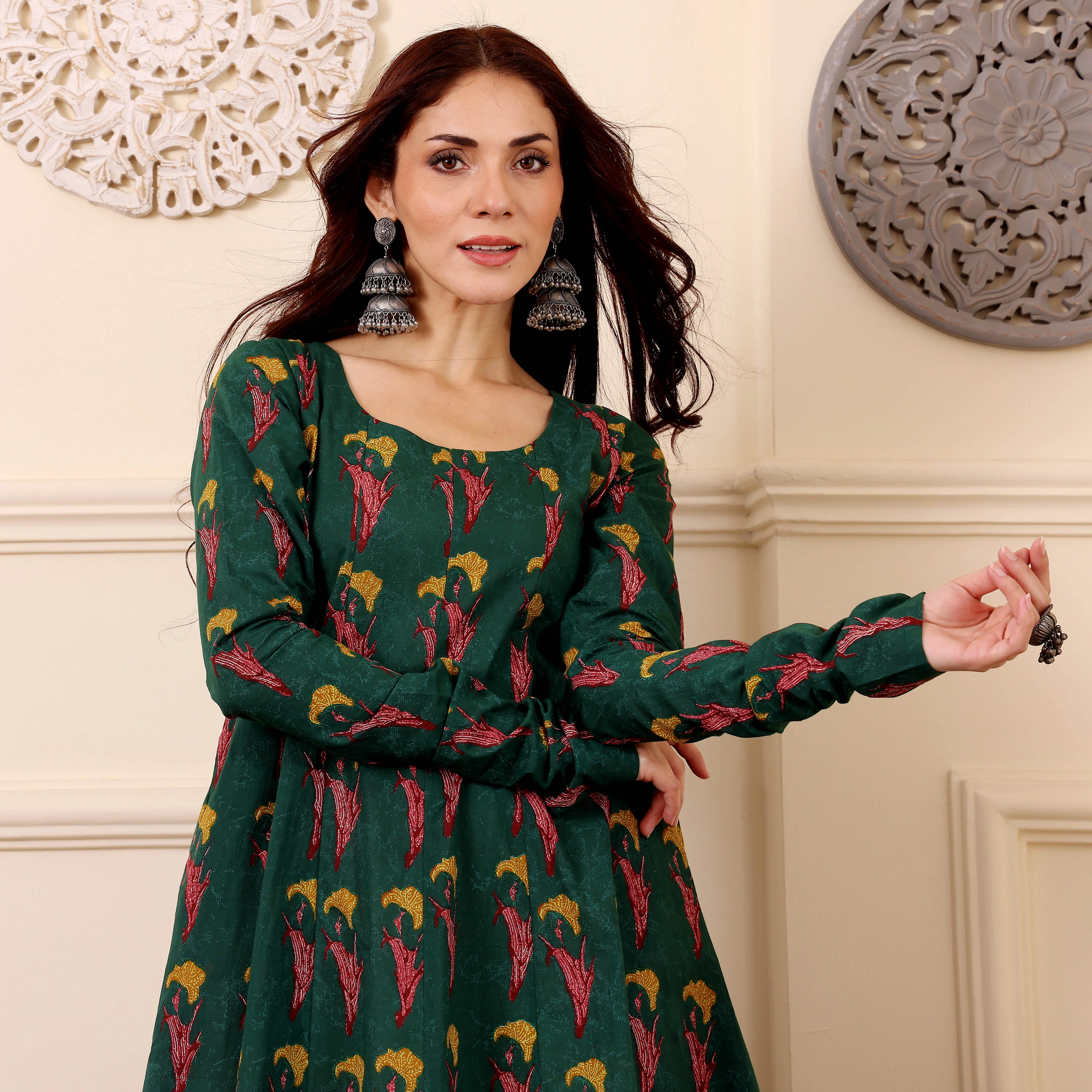 Yunaya Cotton Kalidar Kurta - Image 3