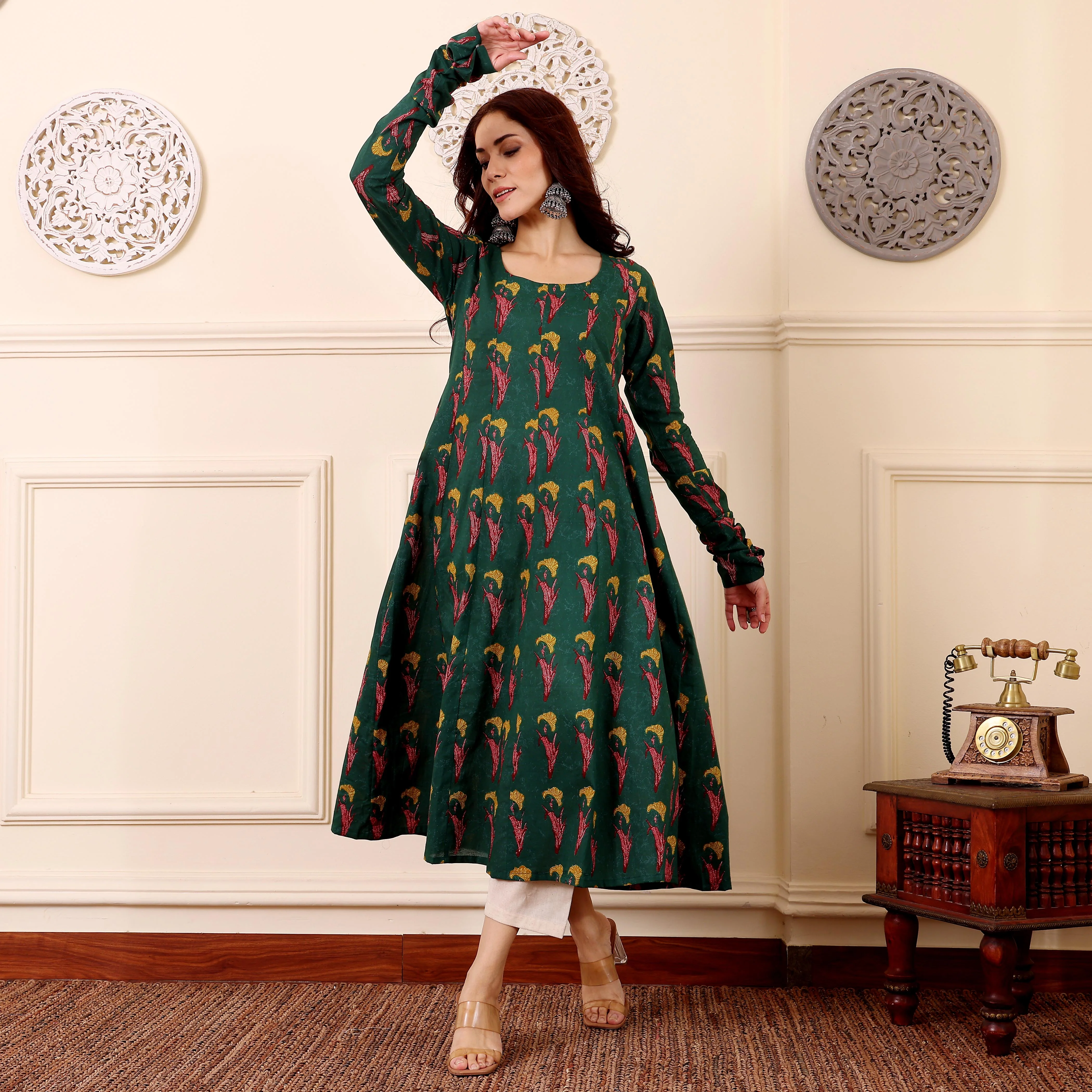 Yunaya Cotton Kalidar Kurta - Image 6
