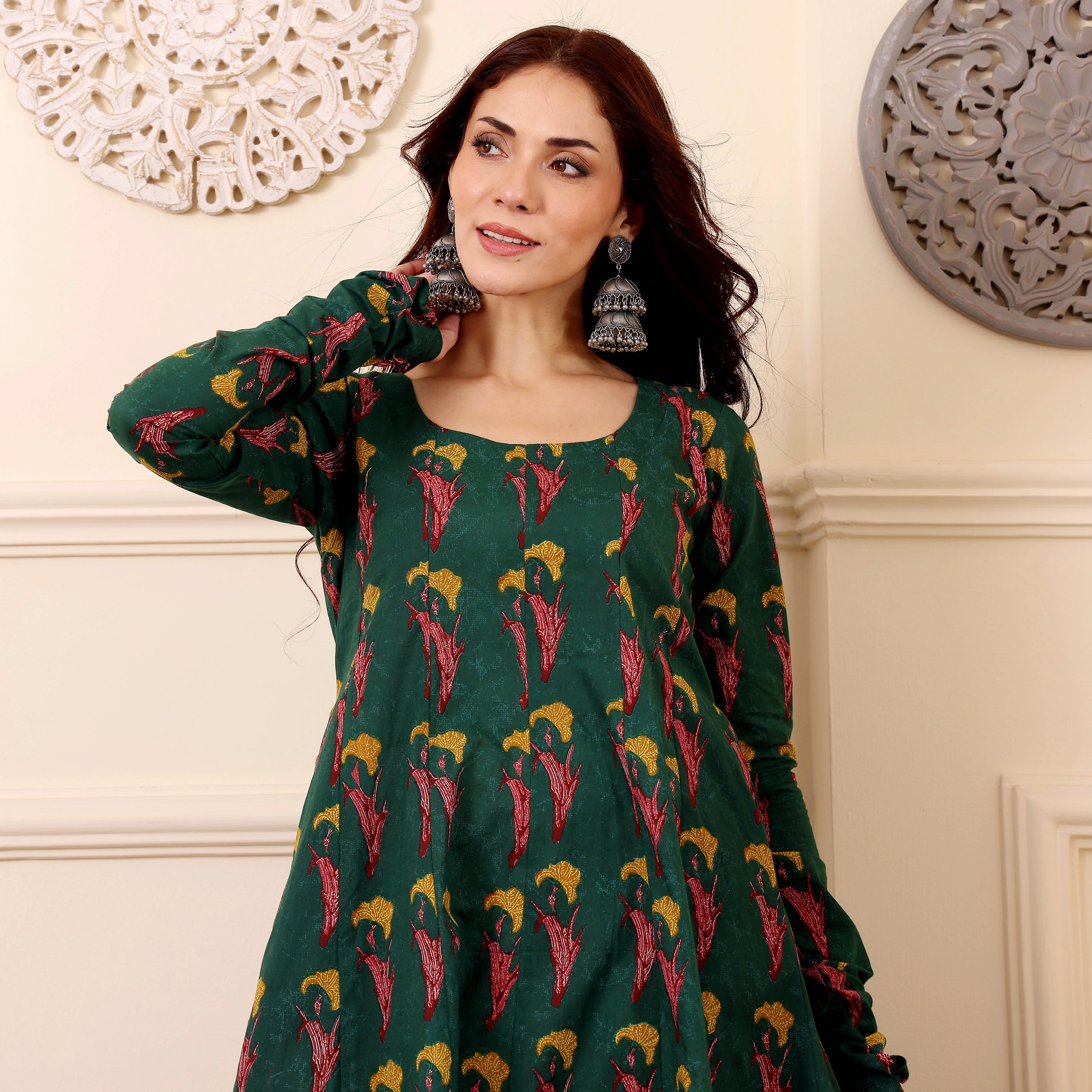 Yunaya Cotton Kalidar Kurta - Image 7