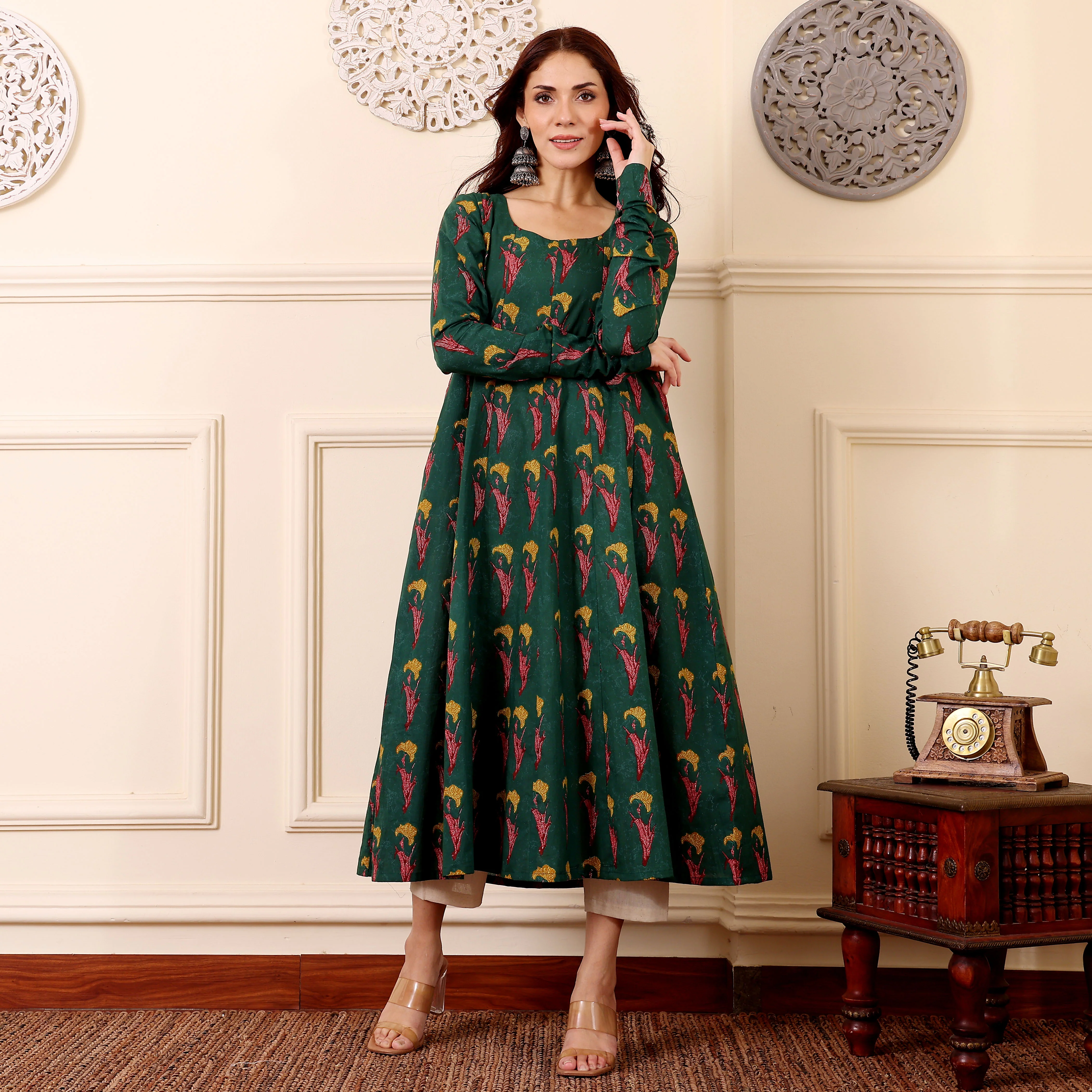 Yunaya Cotton Kalidar Kurta - Image 8