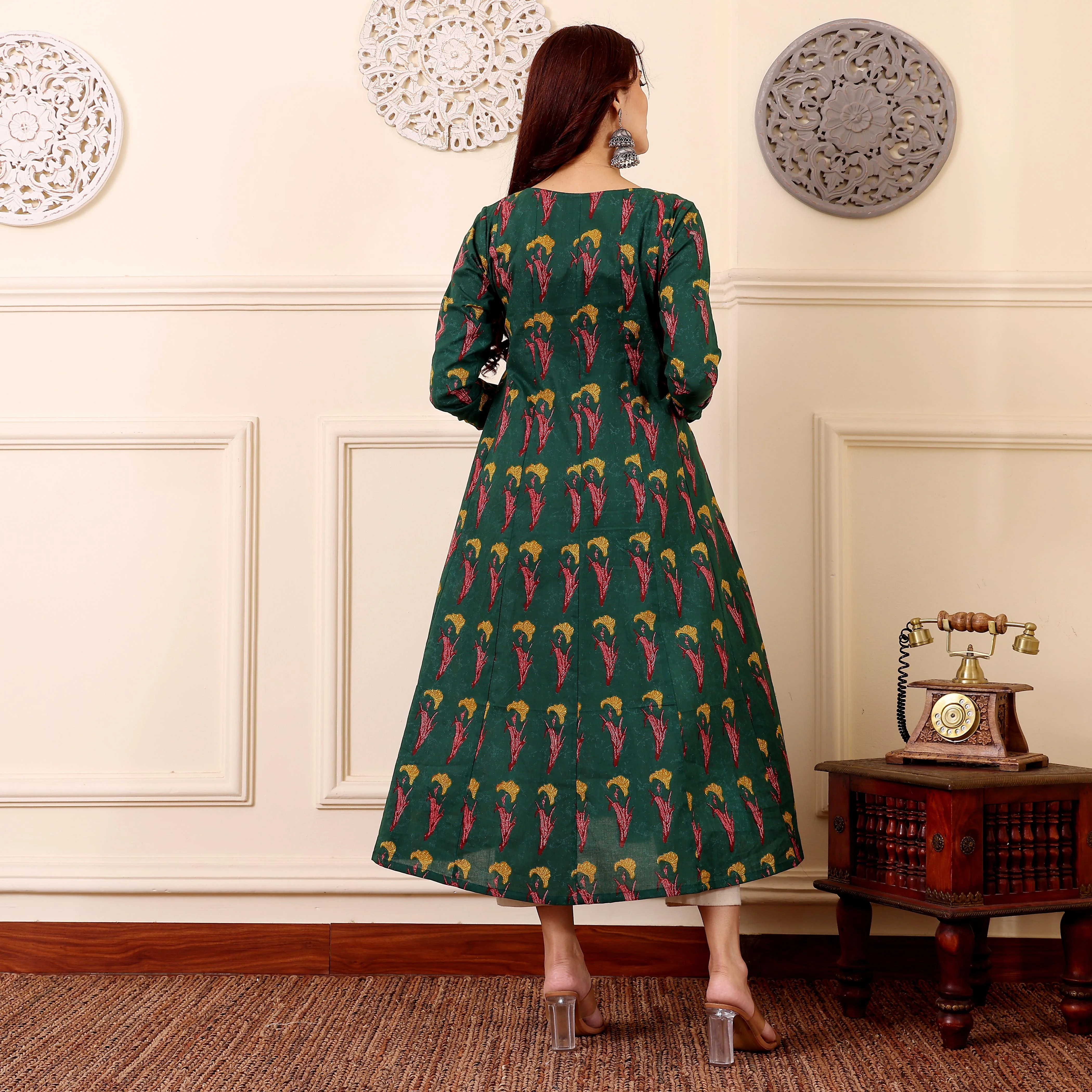 Yunaya Cotton Kalidar Kurta - Image 9