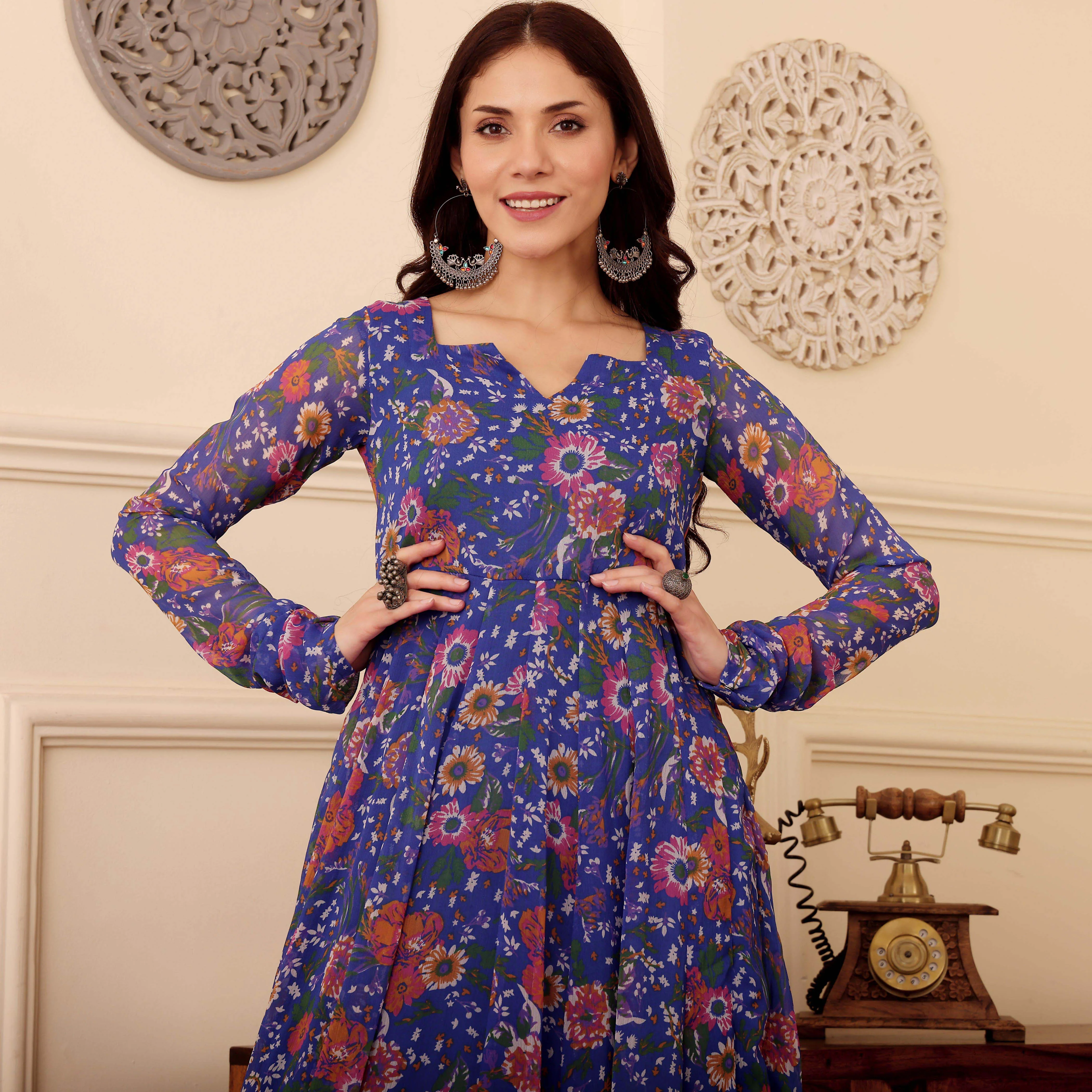 Zanita Georgette Kurta - Image 3
