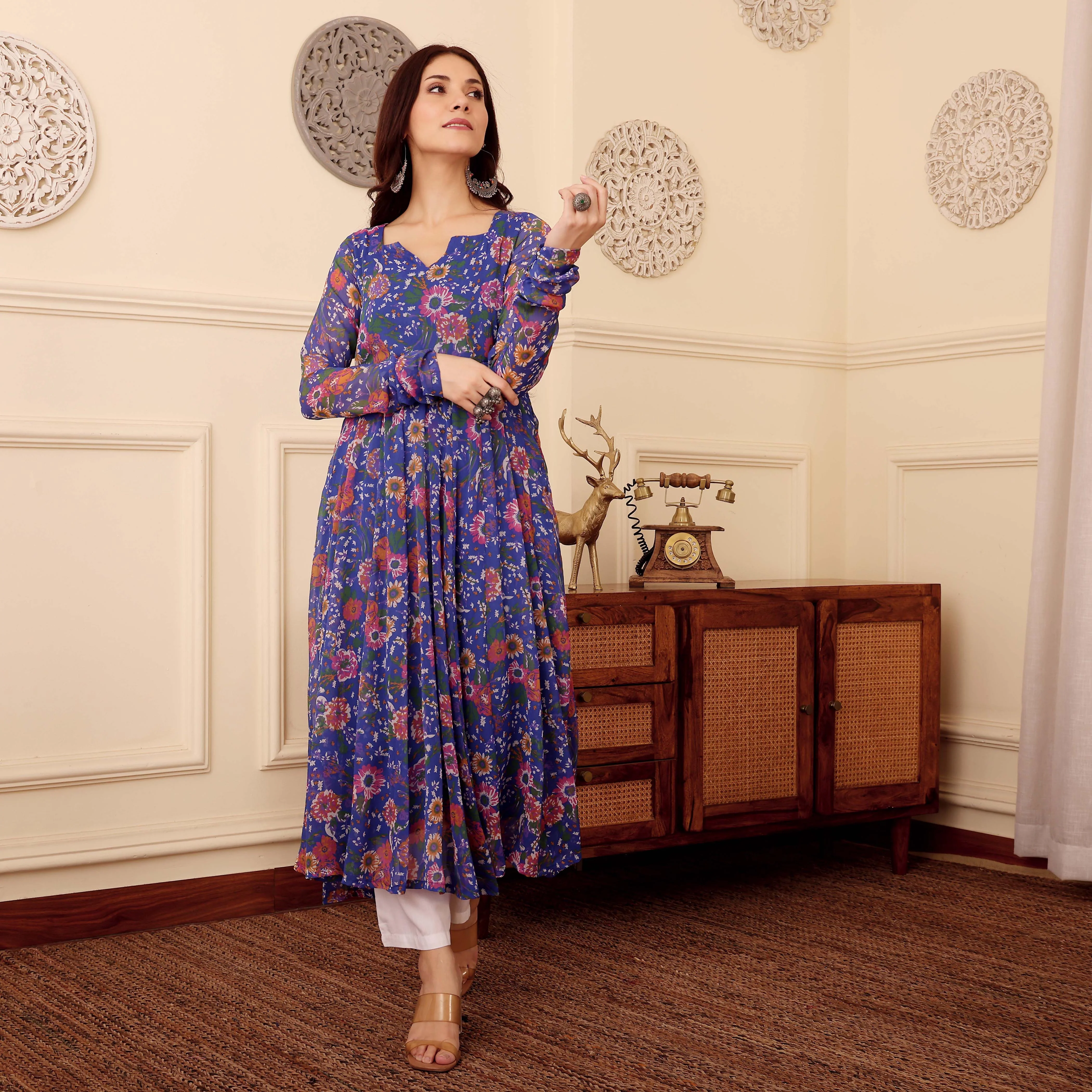 Zanita Georgette Kurta - Image 6