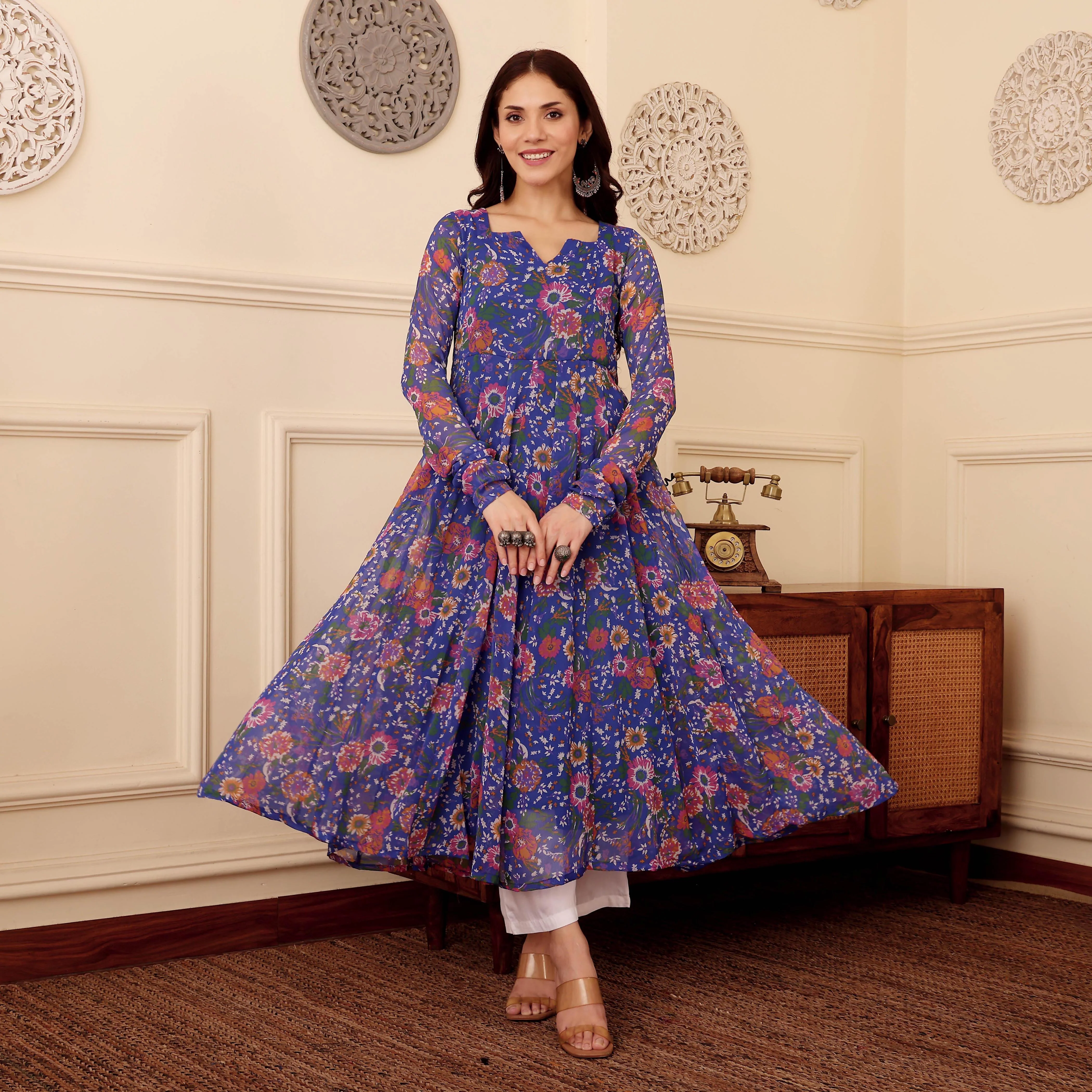 Zanita Georgette Kurta - Image 7