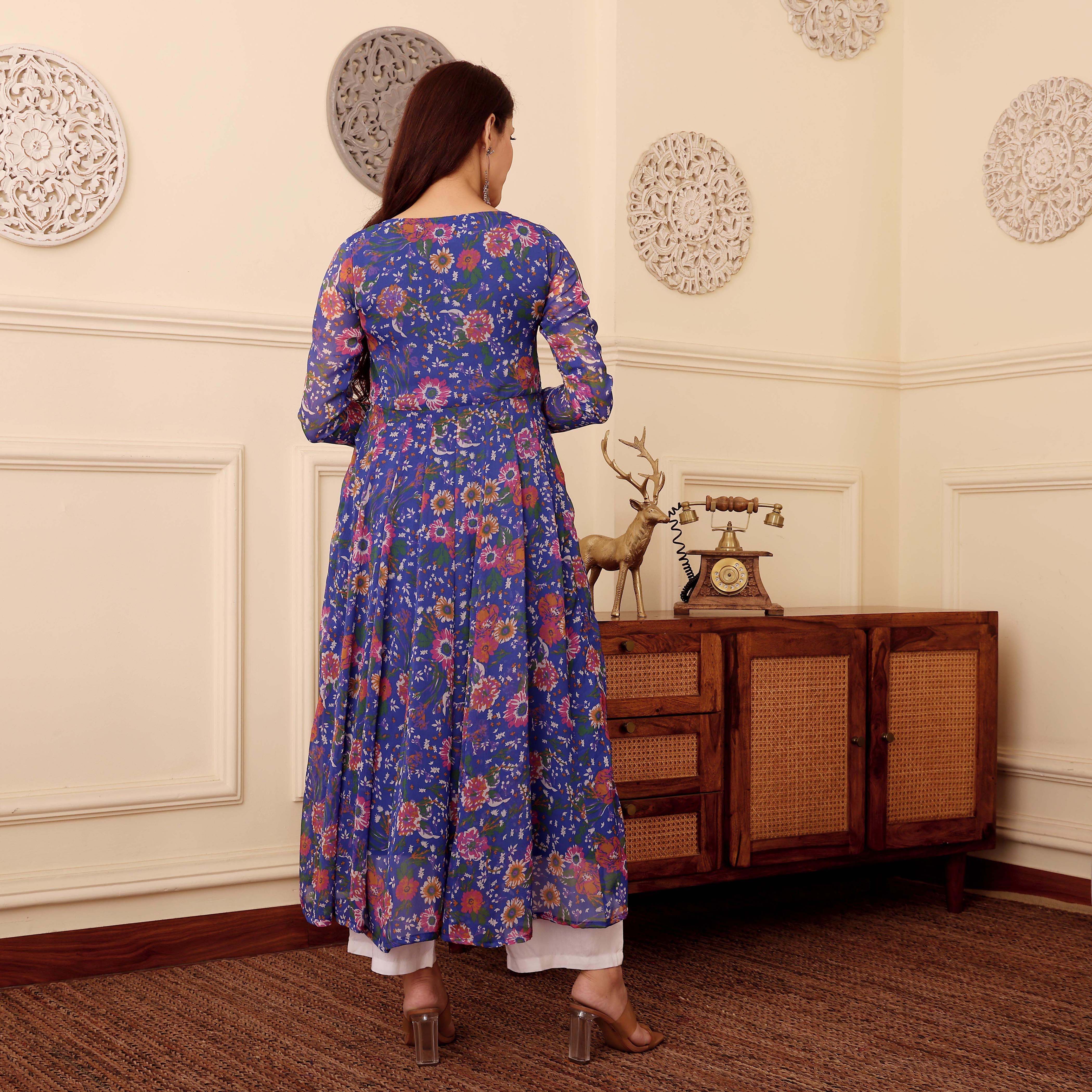 Zanita Georgette Kurta - Image 8