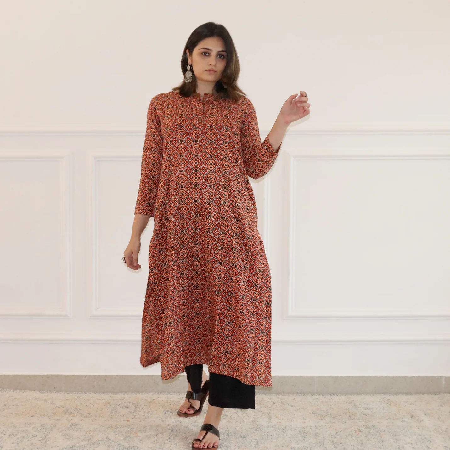 Ziha Cotton Straight Kurta - Image 2