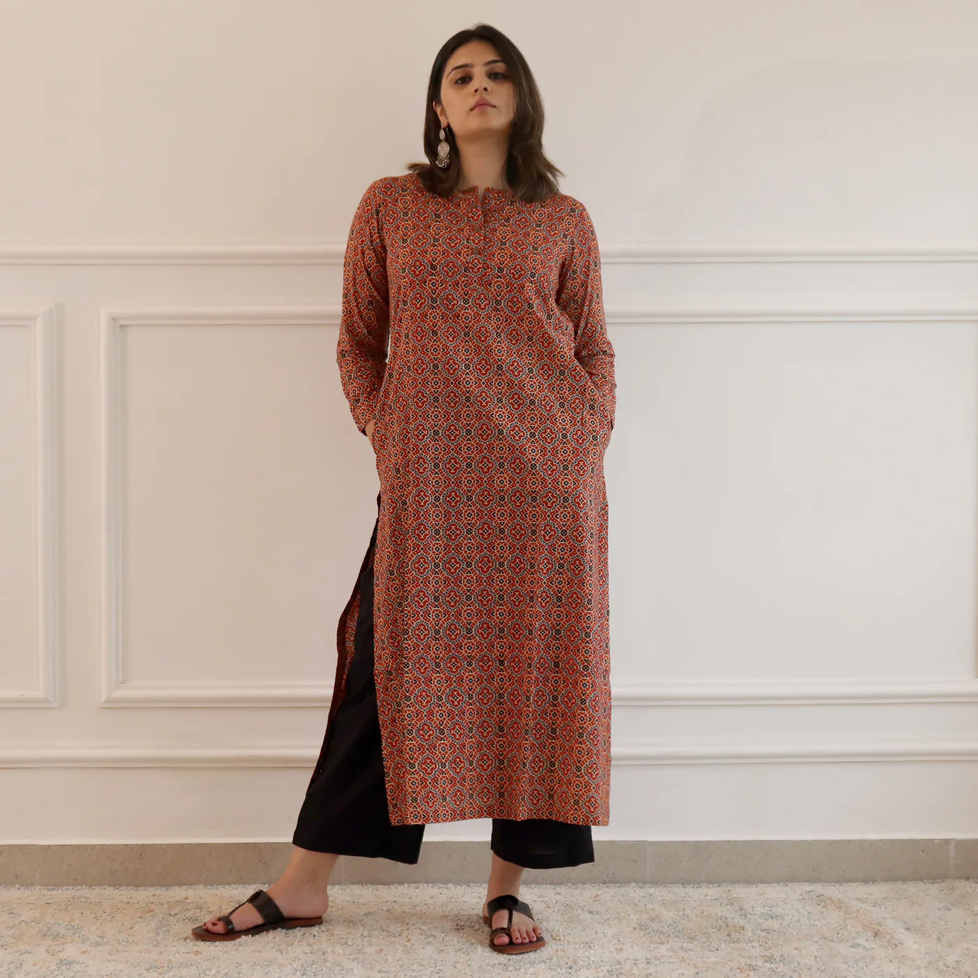 Ziha Cotton Straight Kurta - Image 4