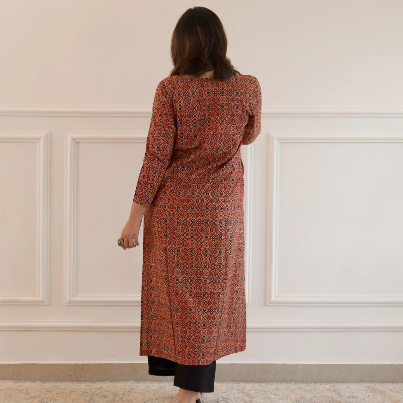 Ziha Cotton Straight Kurta - Image 6